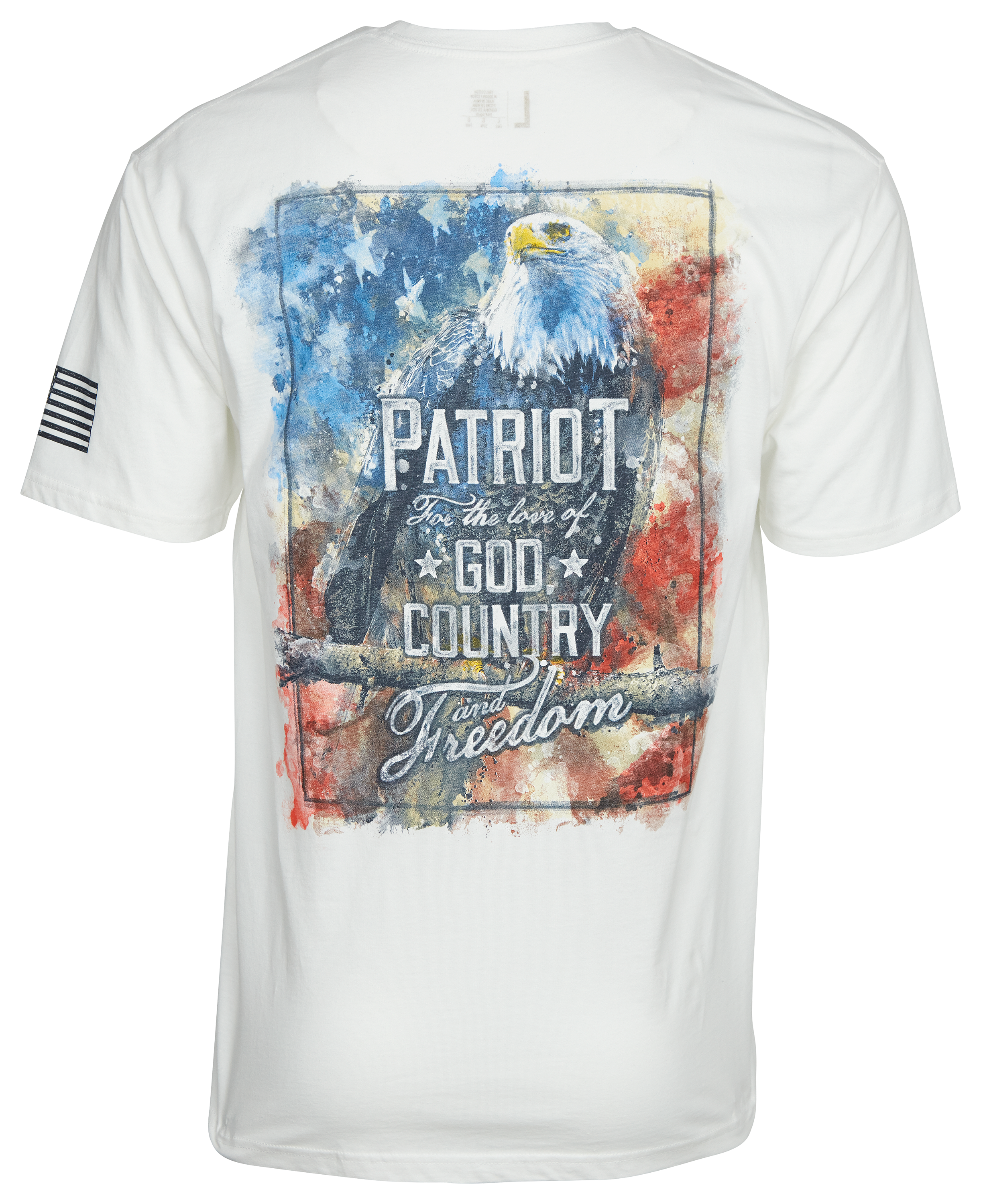 Patriotic Fishing Reel American Freedom Flag Gift T-Shirt gh bass