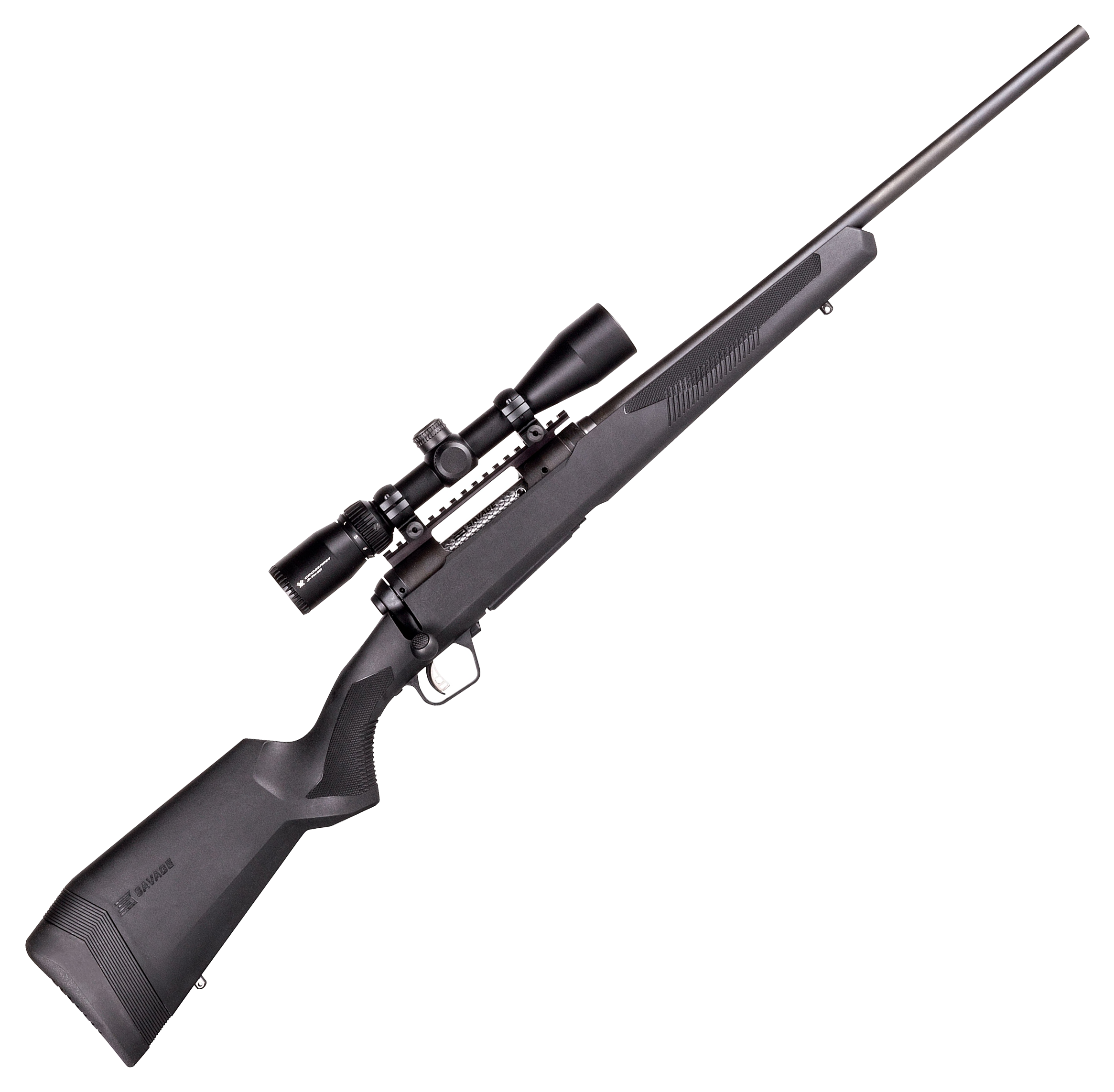 Savage Arms 110 Apex Hunter XP Bolt-Action Rifle - .25-06 Remington - Matte Black - Black Synthetic