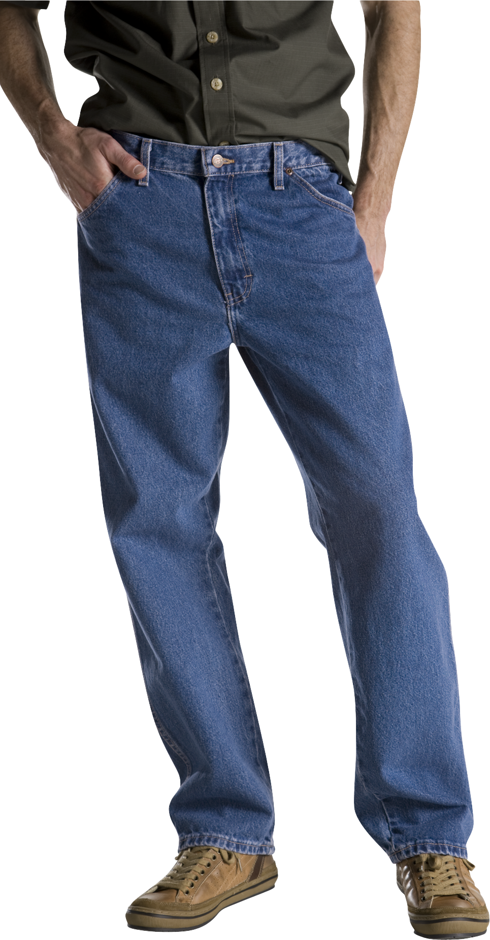 Carhartt Relaxed-Fit Holter Fleece-Lined Jeans for Men