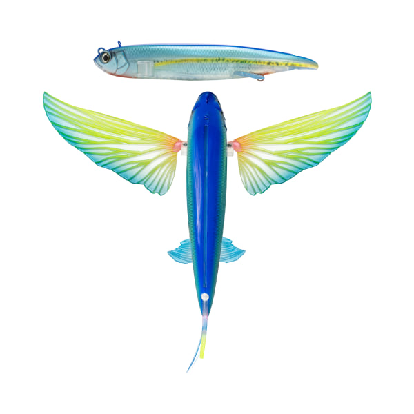 Nomad Design Slipstream Flying Fish Lure - 8″ - Ahi Ghost