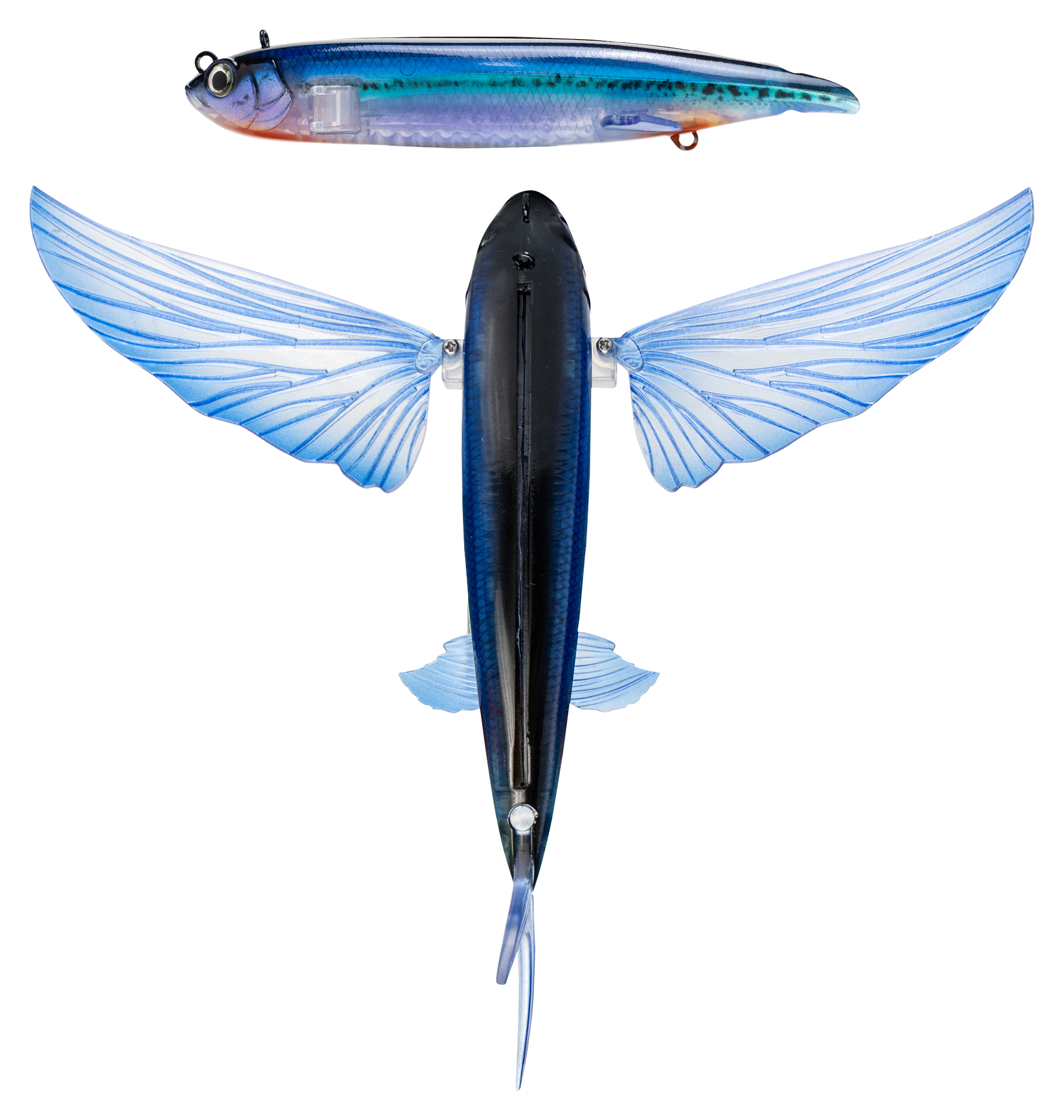 Nomad Design Slipstream Flying Fish Lure - 8″ - Electric