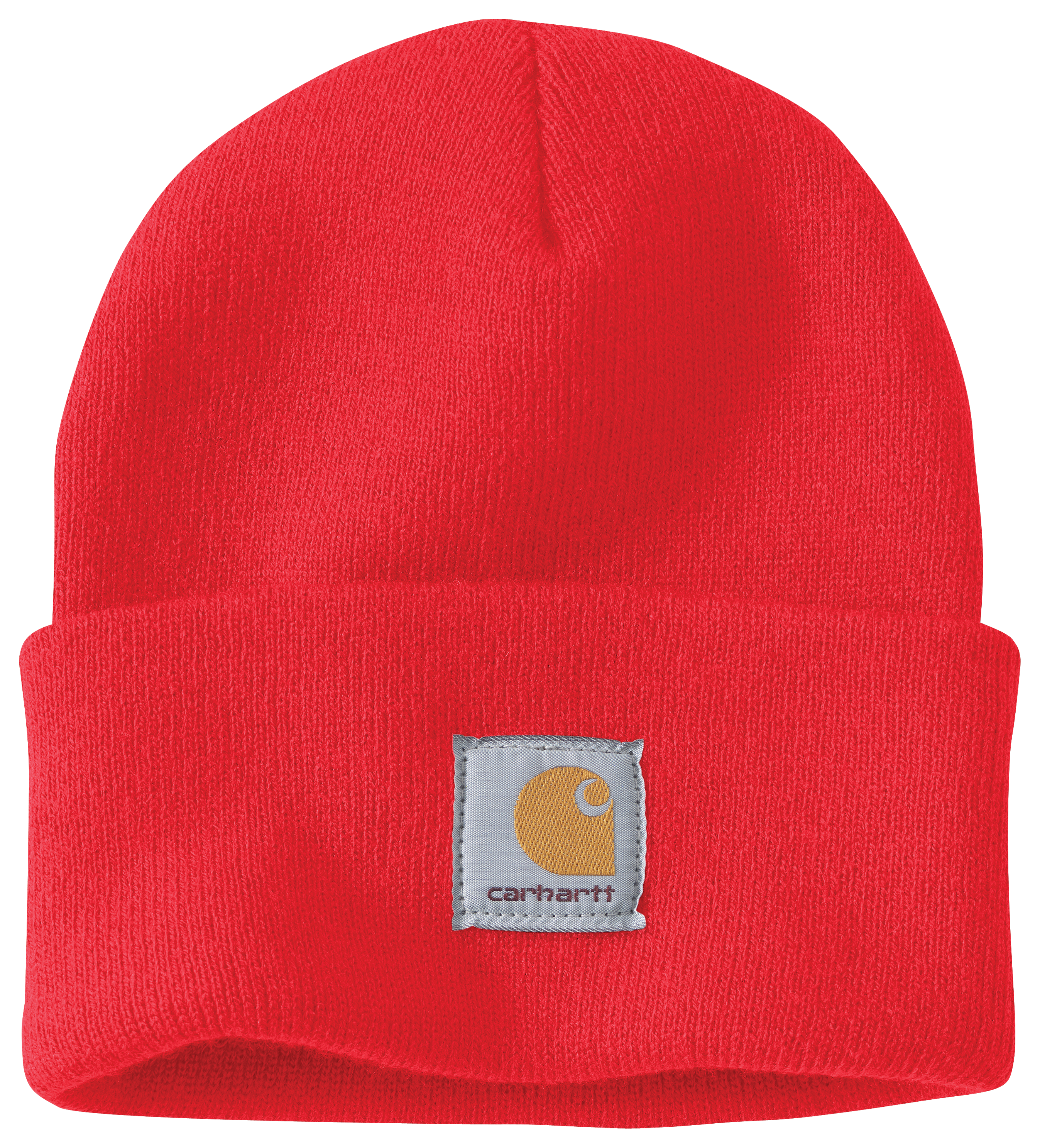 Carhartt Knit Cuffed Beanie - Fire Red - 100792563-3350665 - Hats Whether youre working or enjoying an outdoor adven sku 100792563-3350665