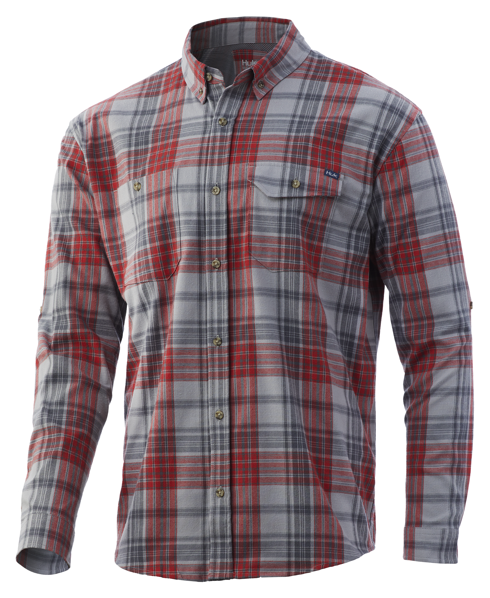 Huk Rutledge Flannel Long-Sleeve Shirt for Men