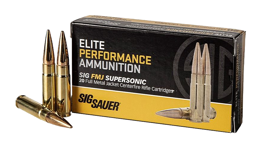 Sig Sauer Elite Performance .300 BLK 125 Grain Centerfire Full Metal Jacket Ammo