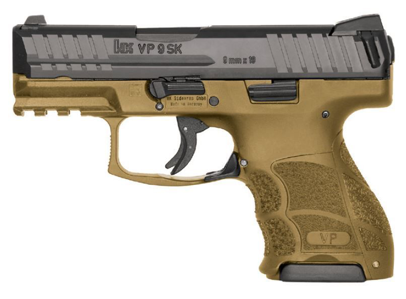 Image of HK VP9SK Semi-Auto Pistol with Luminous Sights