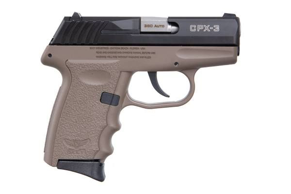 Image of SCCY CPX-3 Semi-Auto Pistol -Black/Flat Dark Earth