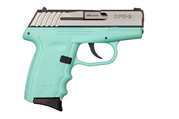 Image of SCCY CPX-3 Semi-Auto Pistol - Stainless Steel/Blue