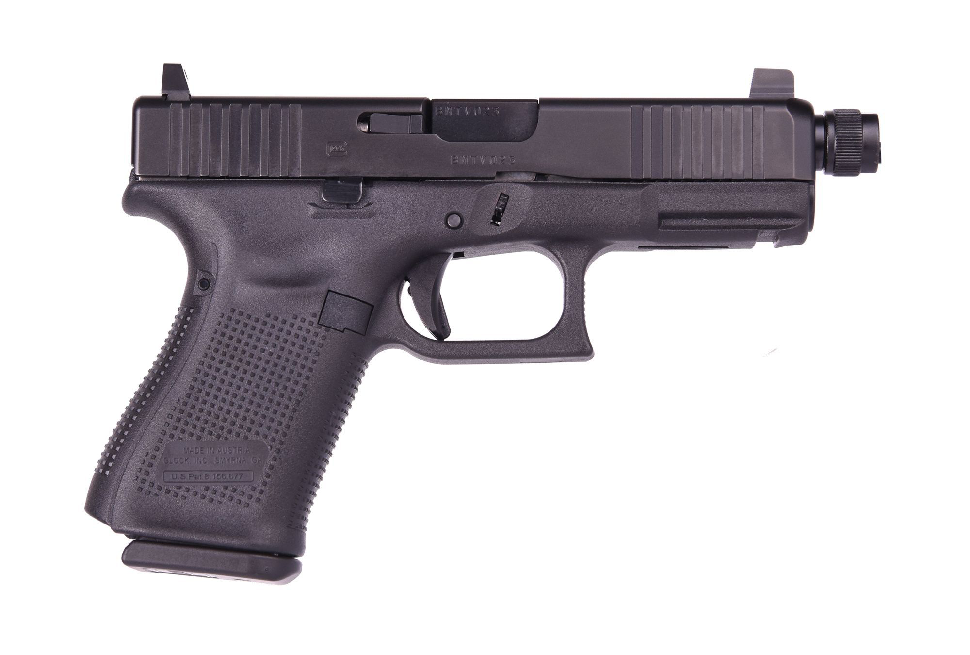 GLOCK 19 Gen5 9mm Semi-Auto Pistol with Threaded Barrel - 10+1 - Glock