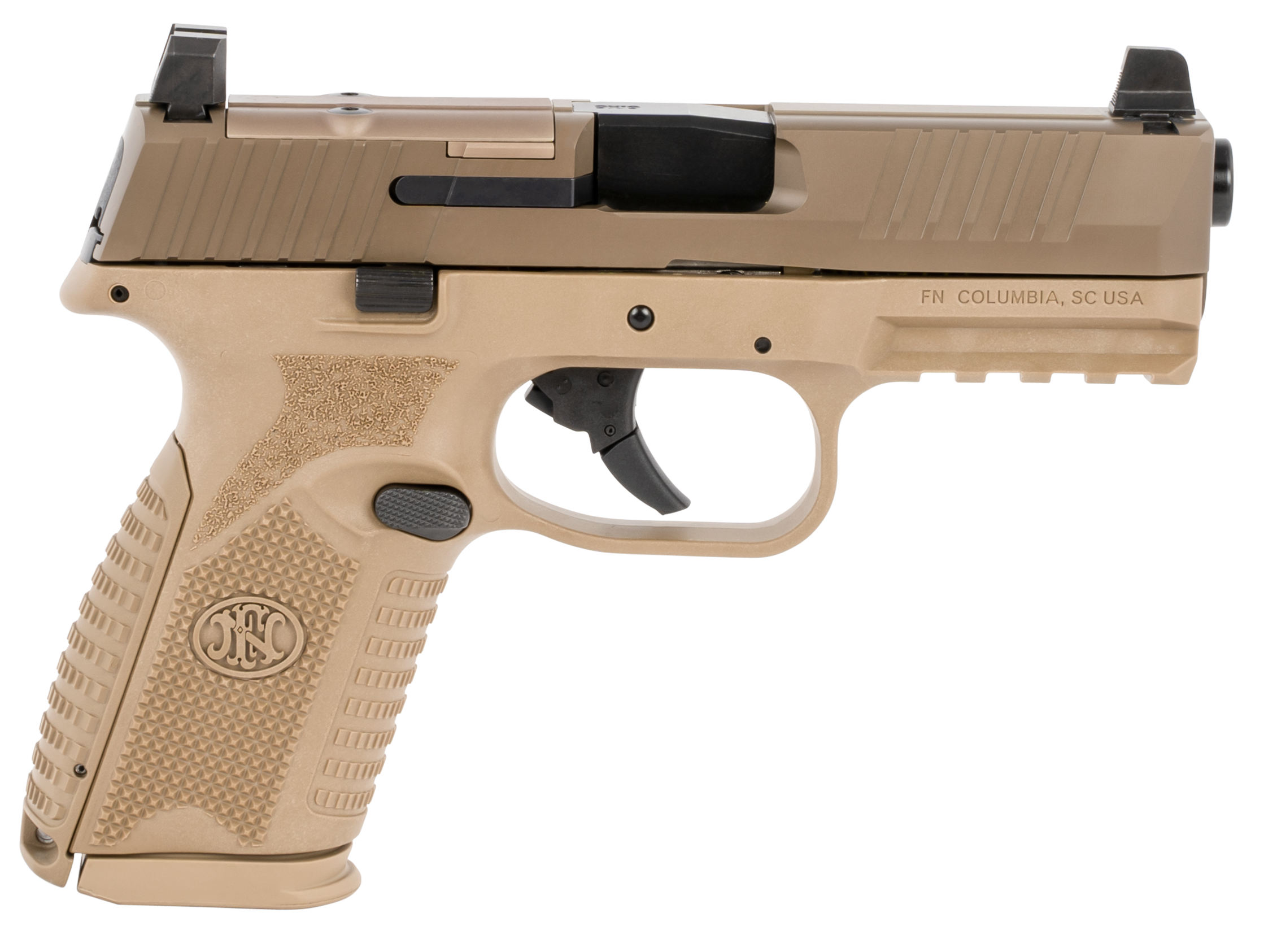 FN 509 Midsize MRD Optics Ready SemiAuto Pistol  Flat Dark Earth