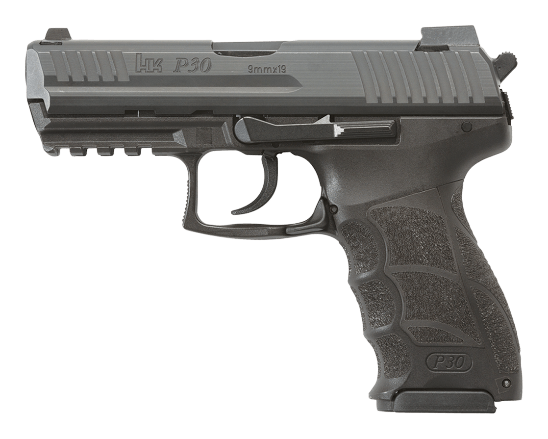 Image of HK P30 V3 DA/SA Semi-Auto Pistol Decocker Only with Night Sights - 10 + 1