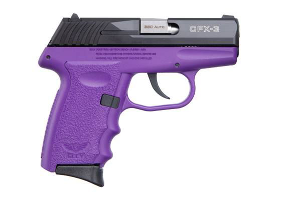 Image of SCCY CPX-3 Semi-Auto Pistol -Black/Purple