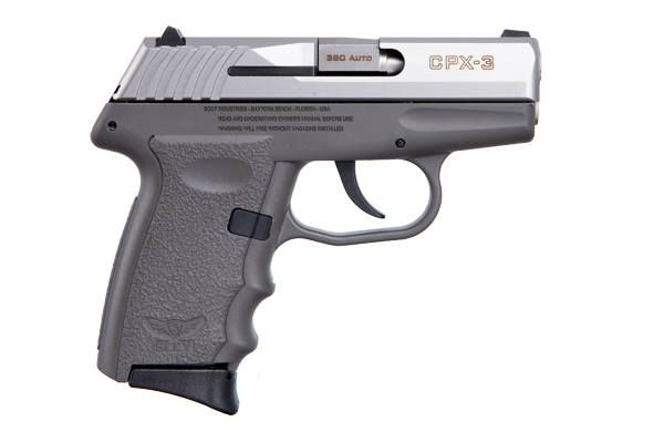 Image of SCCY CPX-3 Semi-Auto Pistol - Stainless Steel/Gray