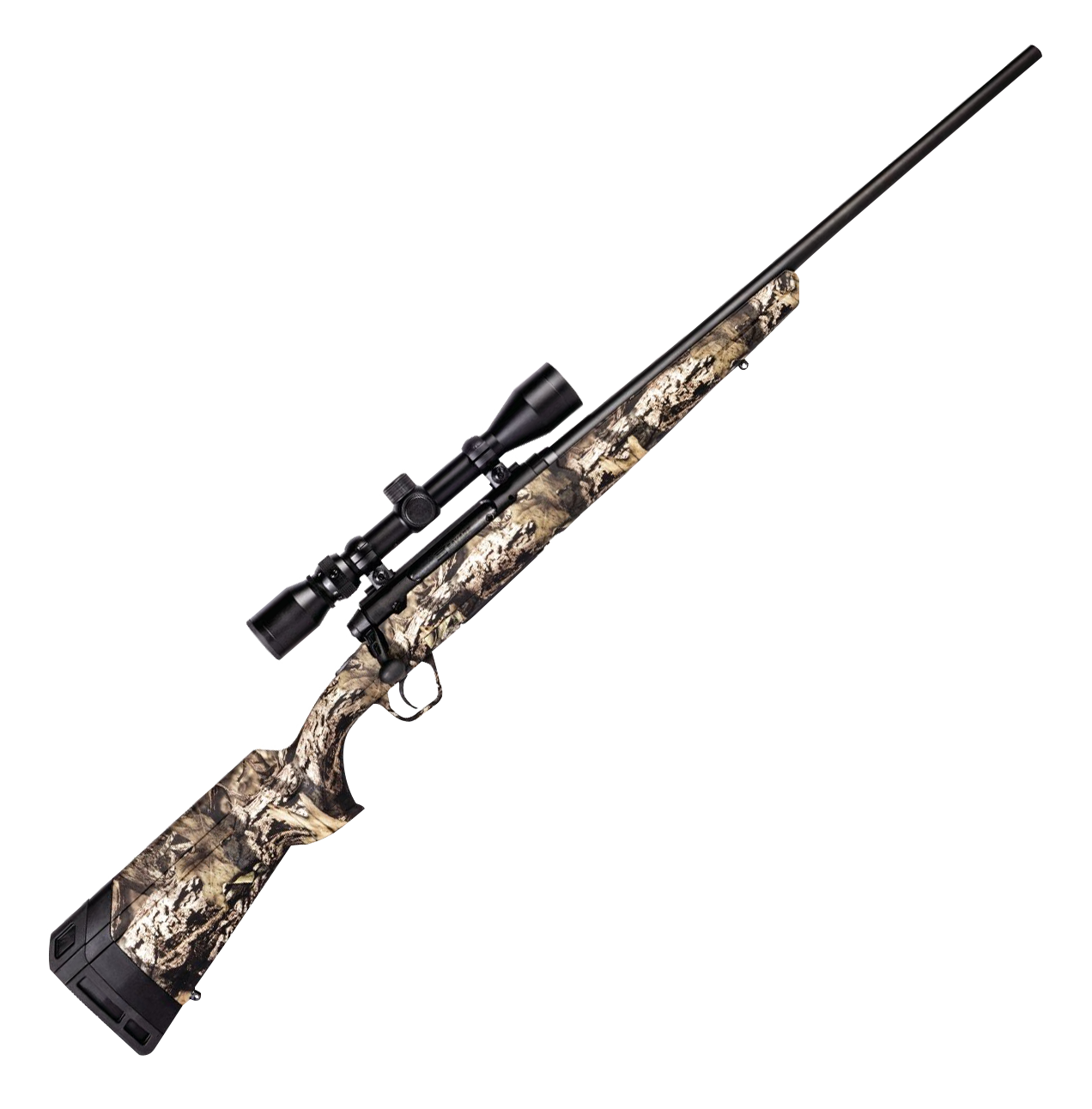 Image of Savage Axis XP Bolt-Action Rifle with Weaver 3-9x40 Scope - 6.5 Creedmoor - Mossy Oak Break-Up Country