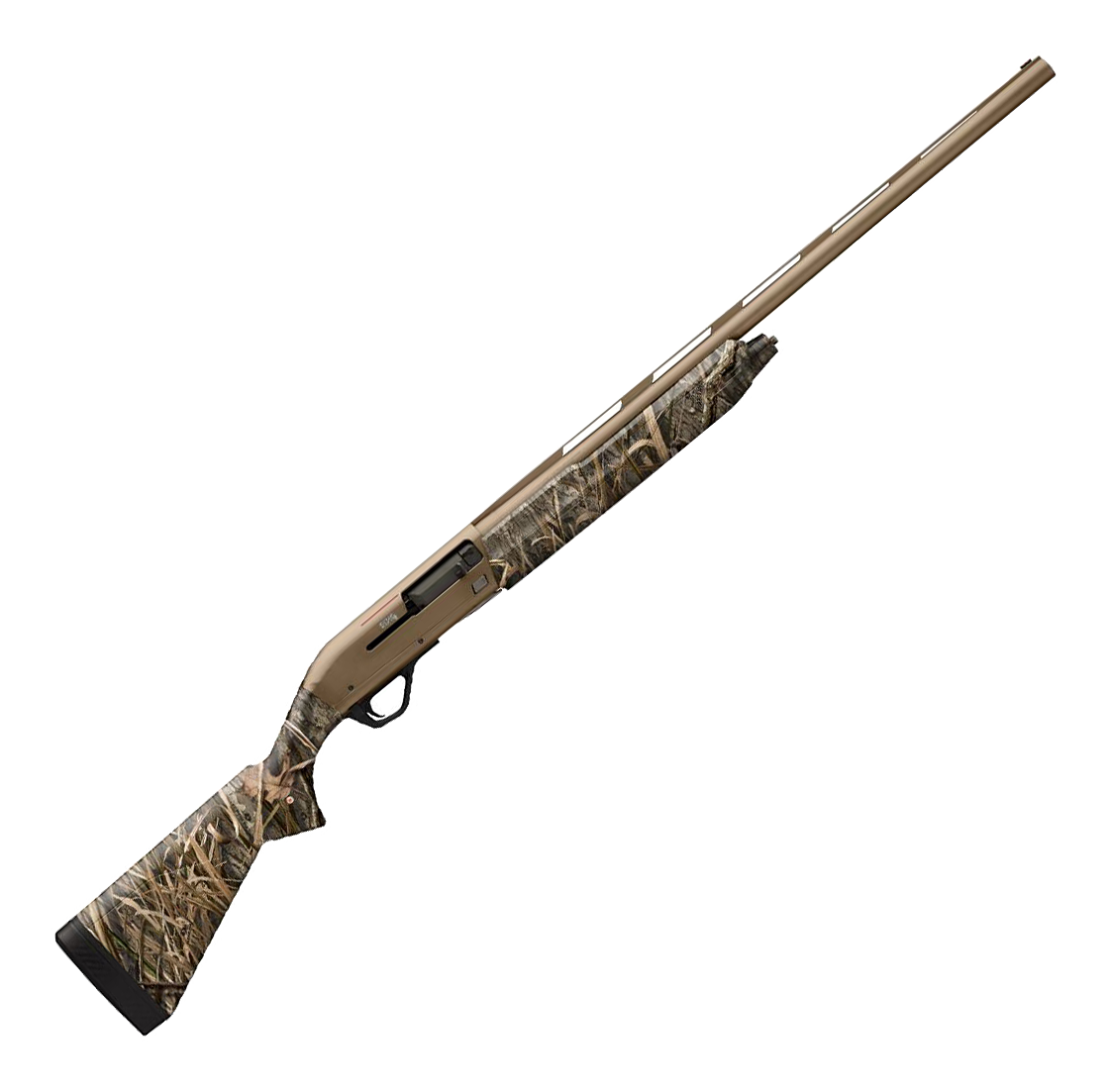 Winchester SX4 Hybrid Hunter SemiAuto Shotgun  20 Gauge  FDE  Mossy Oak Shadow Grass Habitat  28  3 Chamber  Right