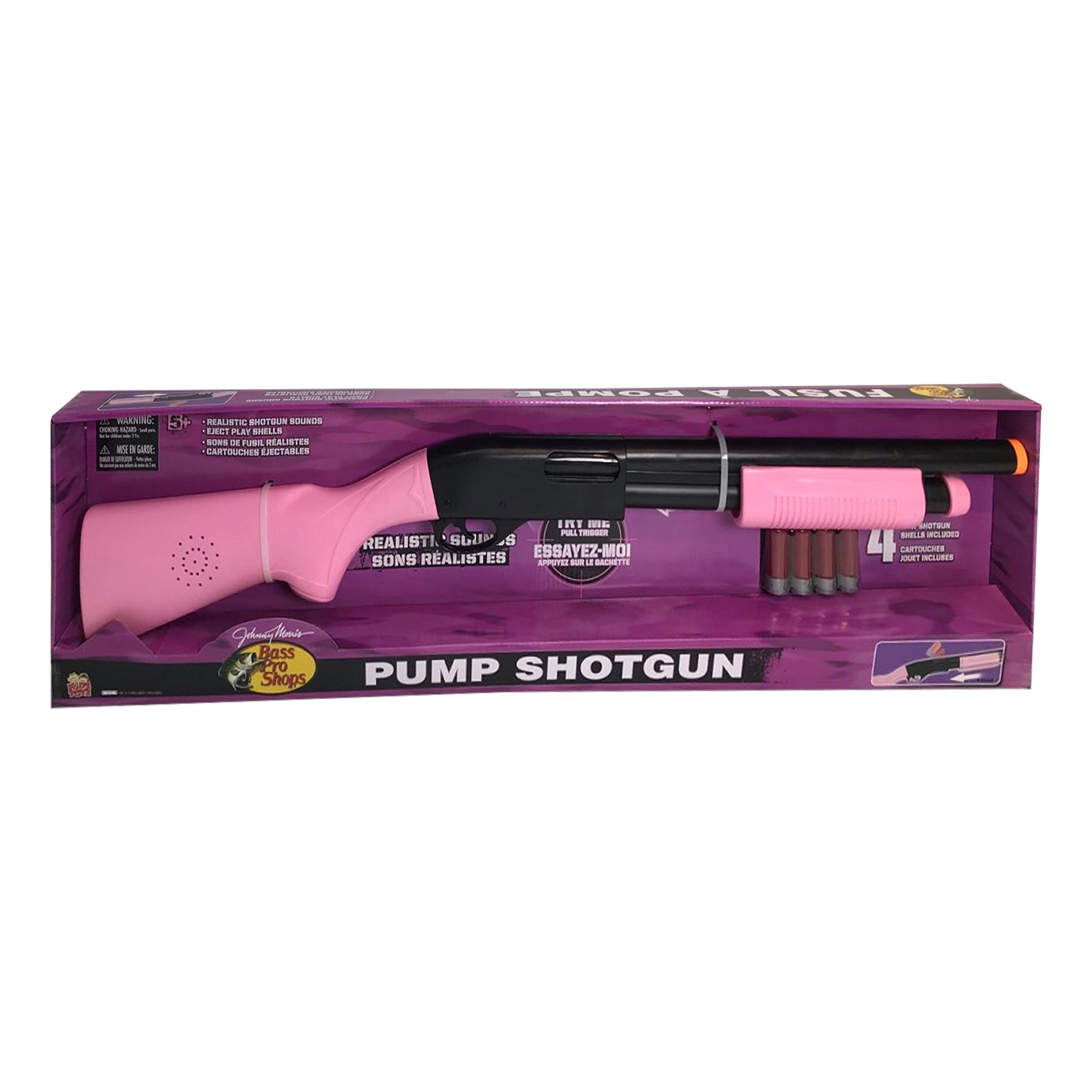 Bass Pro Shops Pink Pump Shotgun Toy for Kids - Bass Pro Shops