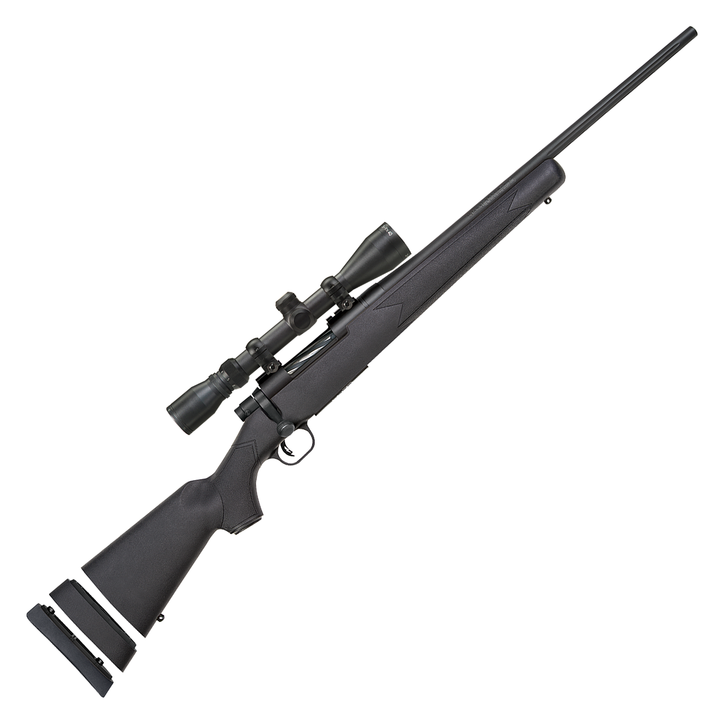Mossberg Patriot Super Bantam BoltAction Rifle with Scope  7mm08 Remington  20  Black