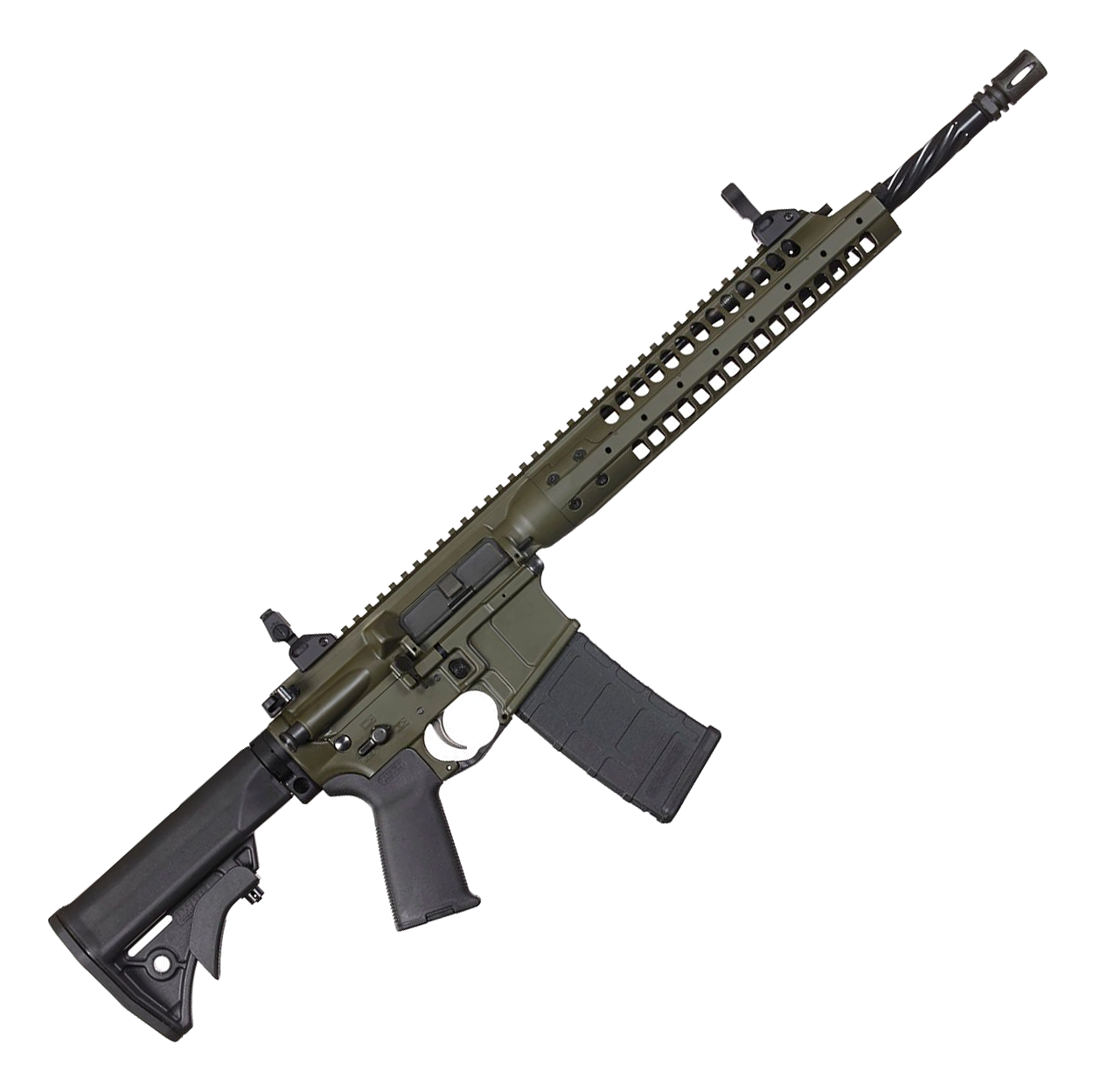 Image of LWRC IC-A5 AR-15 Rifle - O.D. Green Cerakote