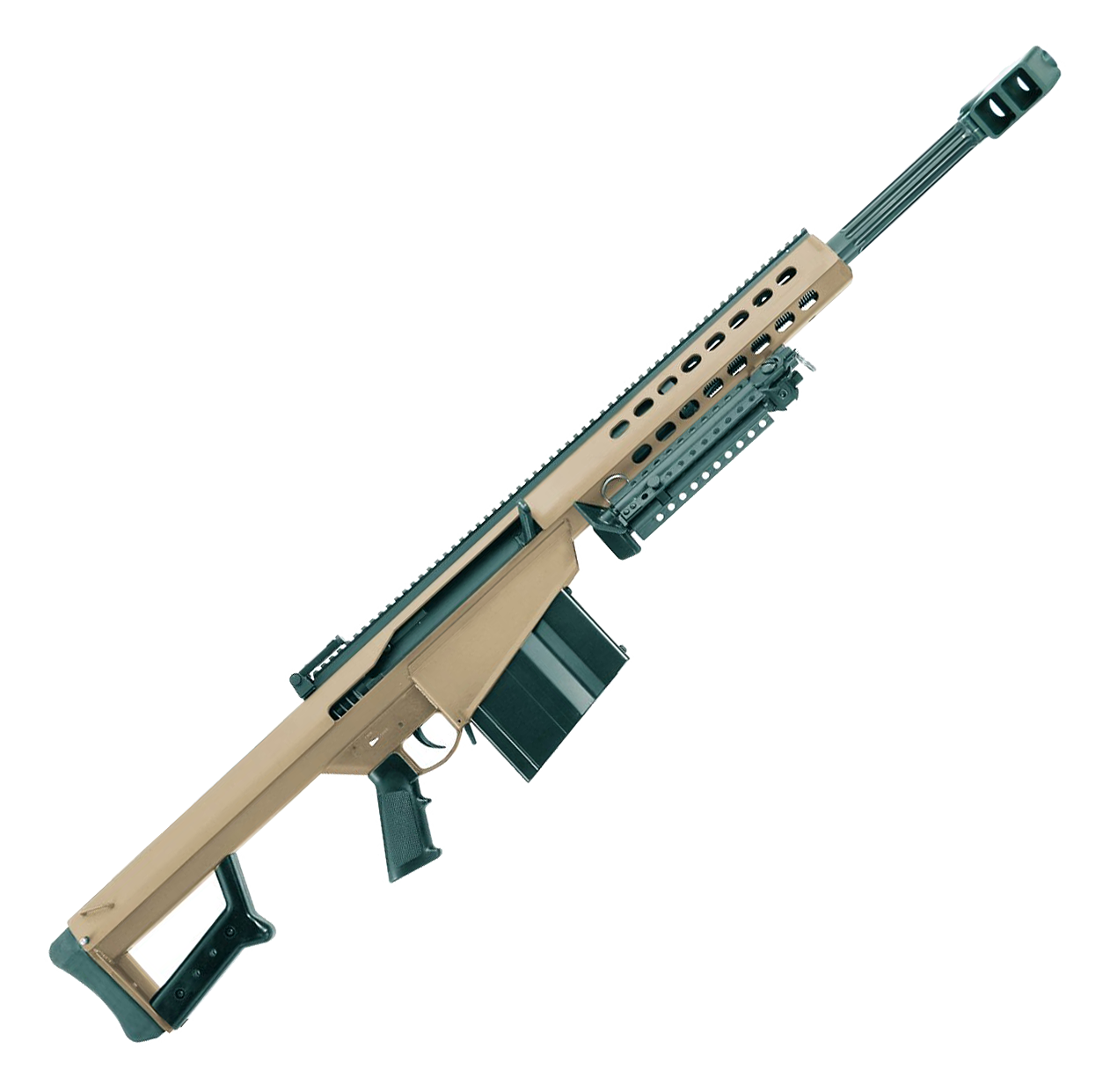 Barrett Model 82 A1 SemiAuto Rifle  50 BMG  Flat Dark EarthGreen