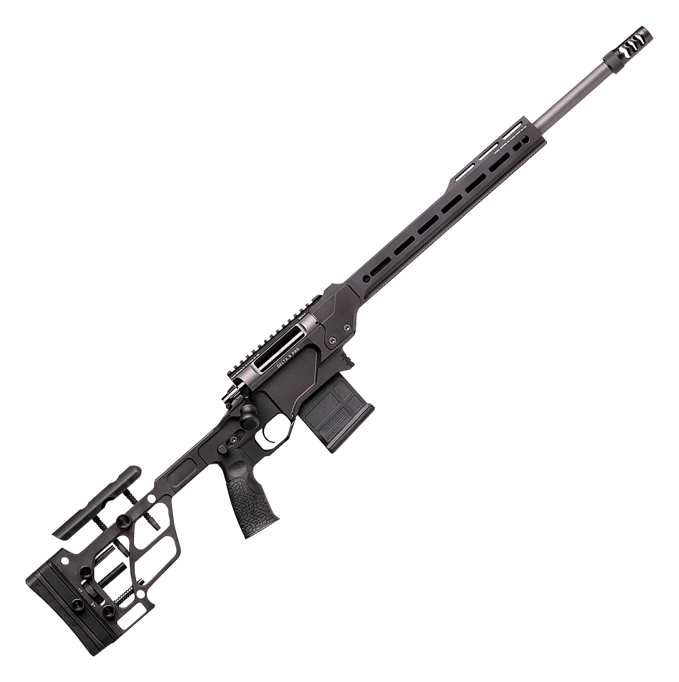 Image of "Daniel Defense Delta 5 Pro Bolt-Action Rifle - .308 Win - 20"" - Matte Black - Black"