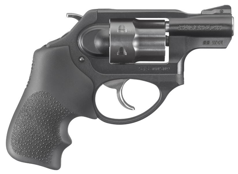 Ruger LCRx SingleDouble Action Revolver with Hogue Tamer Monogrip  Black