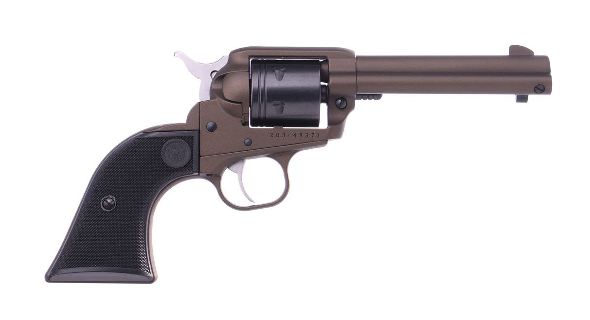 Ruger Wrangler Single-Action Rimfire Revolver with Bronze Cerakote Finish - Midnight Bronze Cerakote