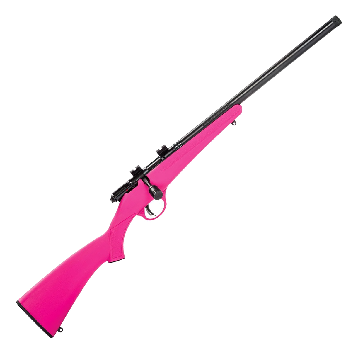 Image of Savage Arms Rascal FV-SR Compact Single-Shot Bolt-Action Rimfire Rifle - Matte Pink Synthetic