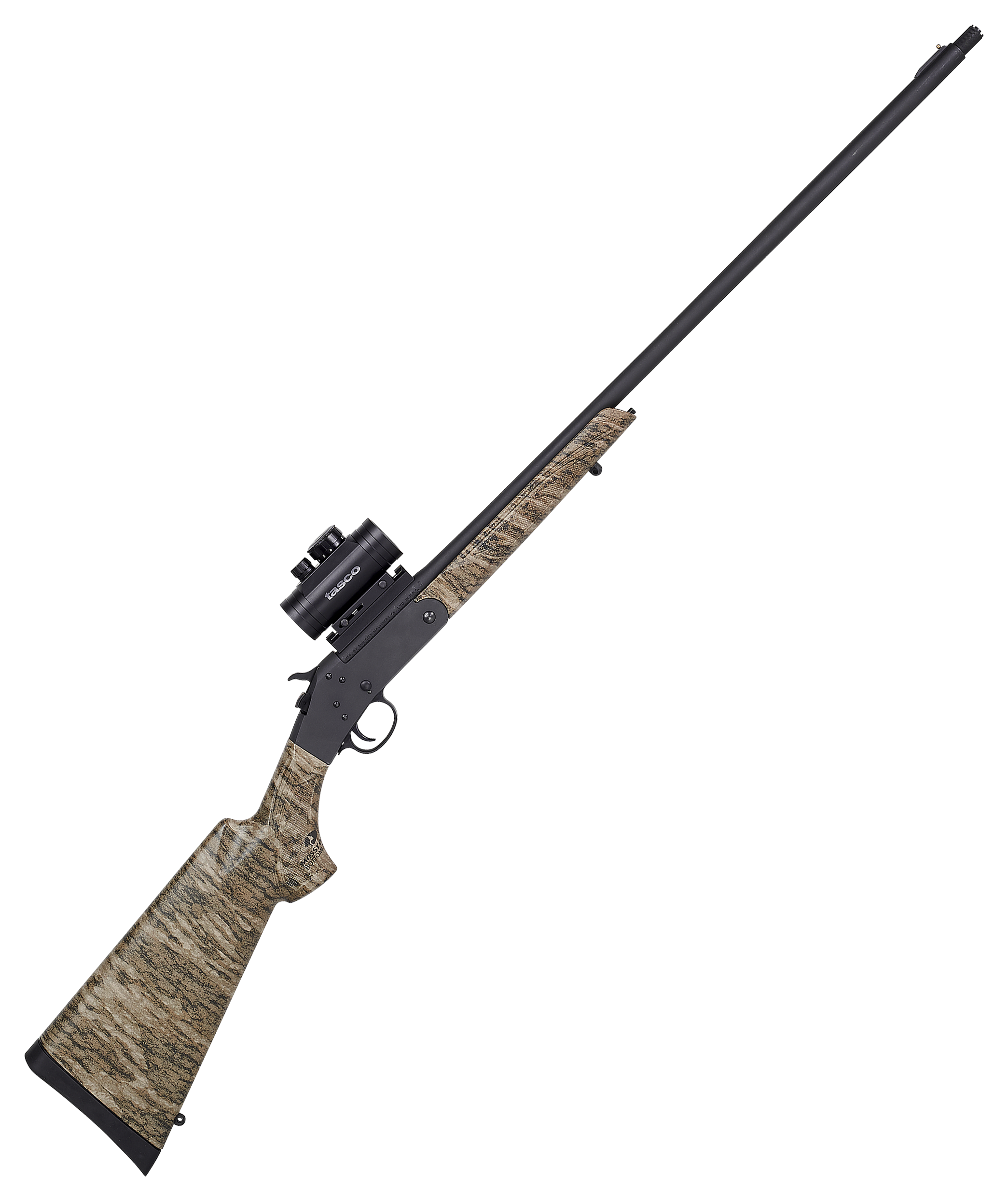 Savage Arms 301 Turkey XP Camo SingleShot Shotgun with Red Dot Sight  20 Gauge  Mossy Oak Bottomland