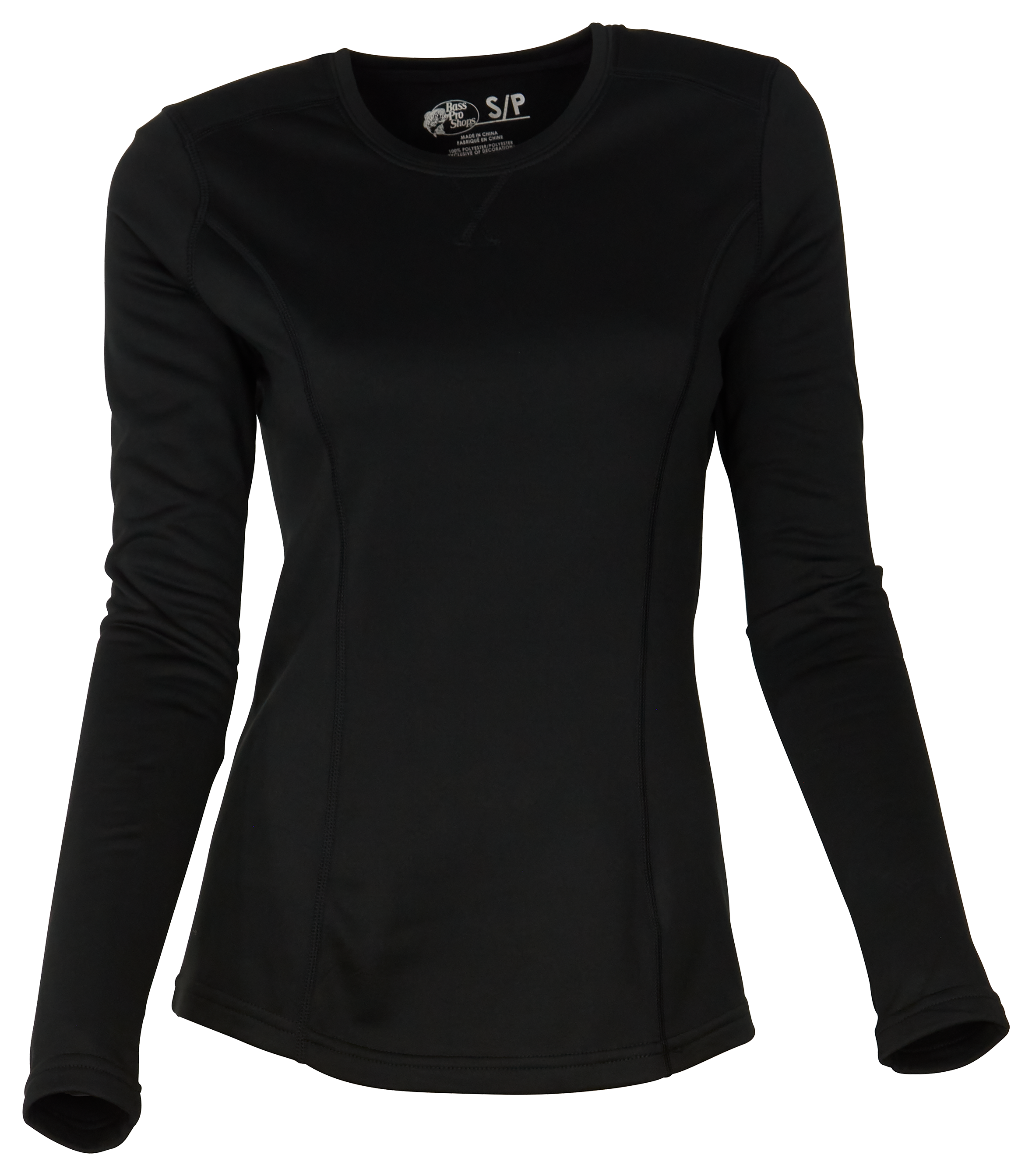 BASS PRO SHOPS Thermal Fleece Long-Sleeve Crew-Neck Top for Ladies