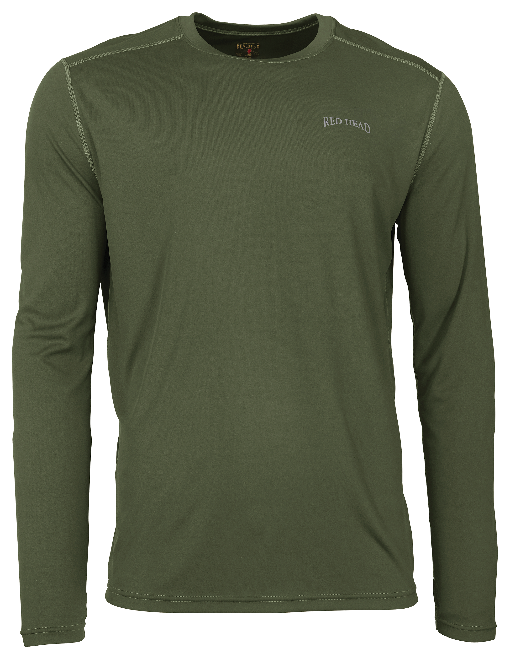 Image of RedHead Lightweight Crew-Neck Base Layer Long-Sleeve Shirt for Men - Beetle - 3XL