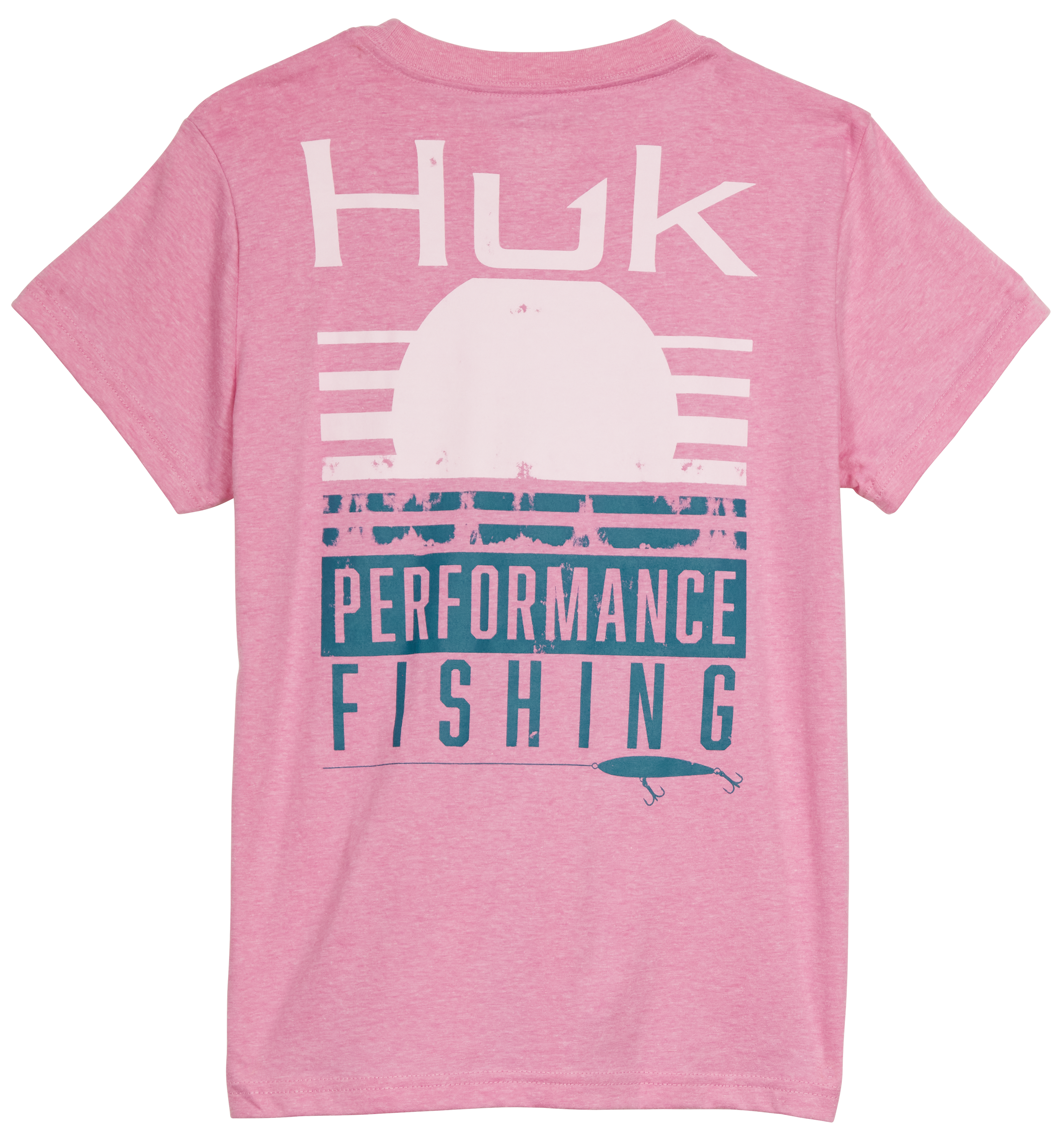  HUK Unisex Standard Short Sleeve Performance Tee, Kids Fishing  T-Shirt, American Crystal Blue, Medium: Clothing, Shoes & Jewelry