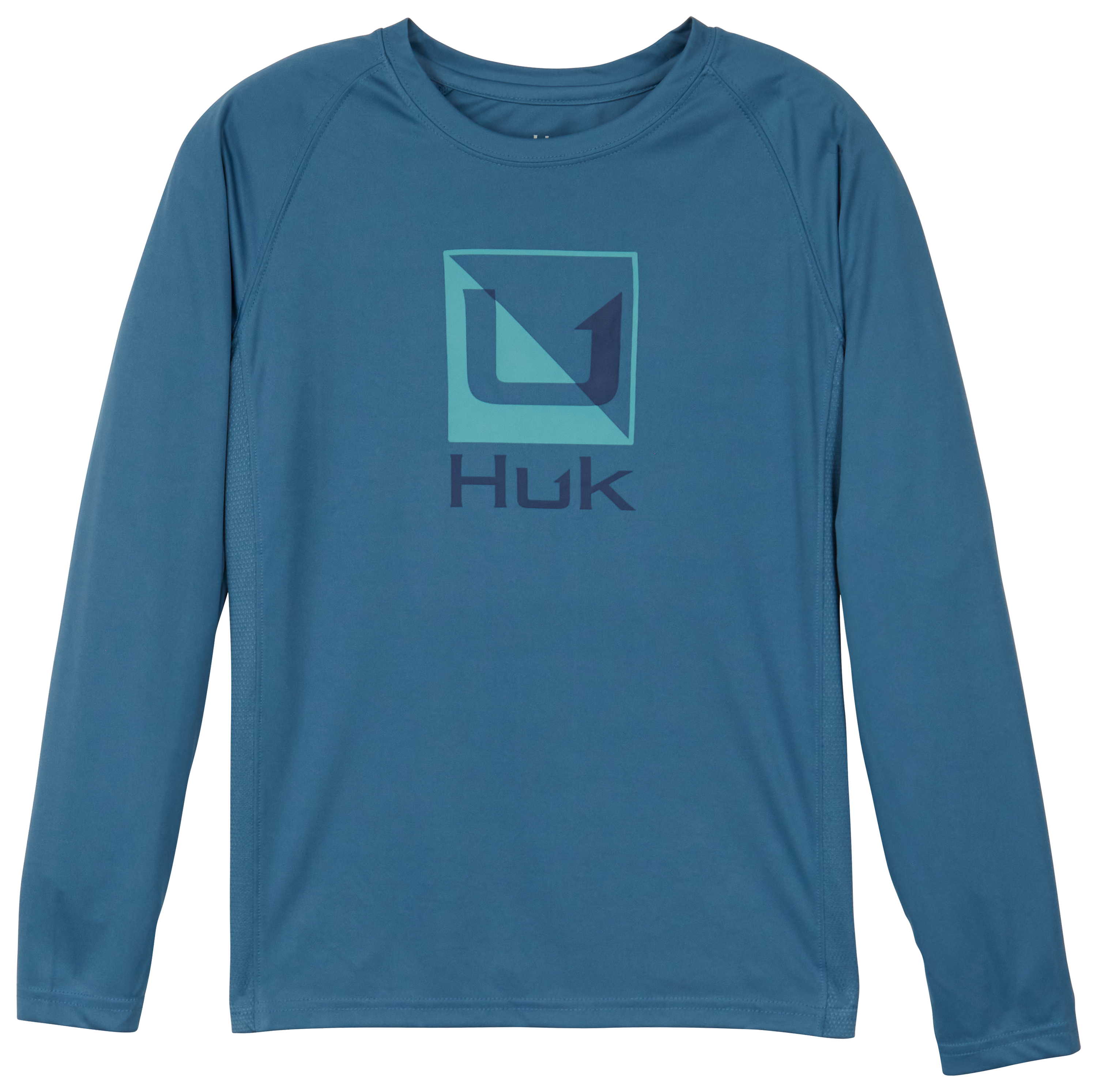 Huk Reflection Pursuit Long-Sleeve Shirt for Kids - Titanium Blue - XL