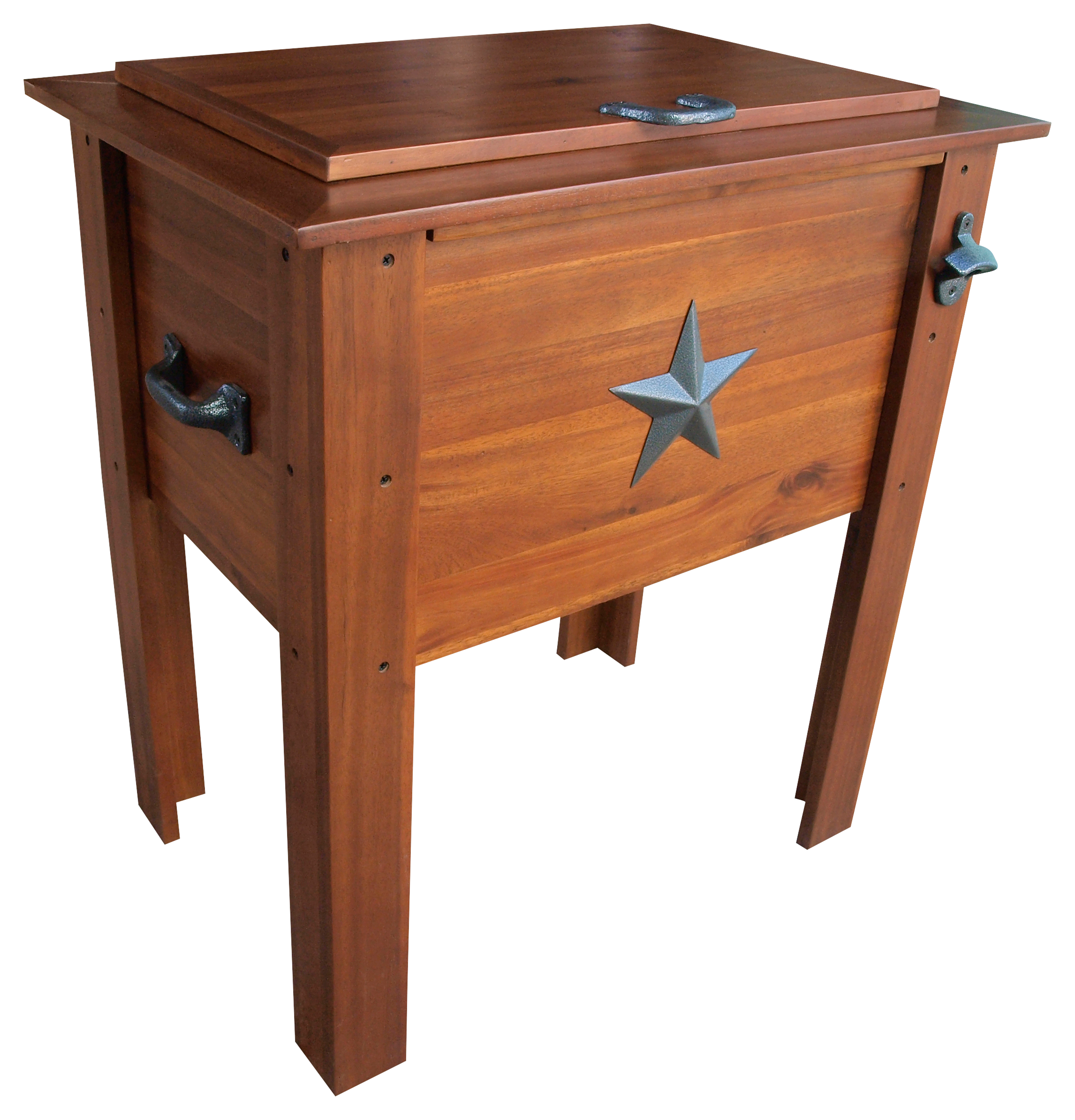 Image of Leigh Country Amber Log Wooden Cooler