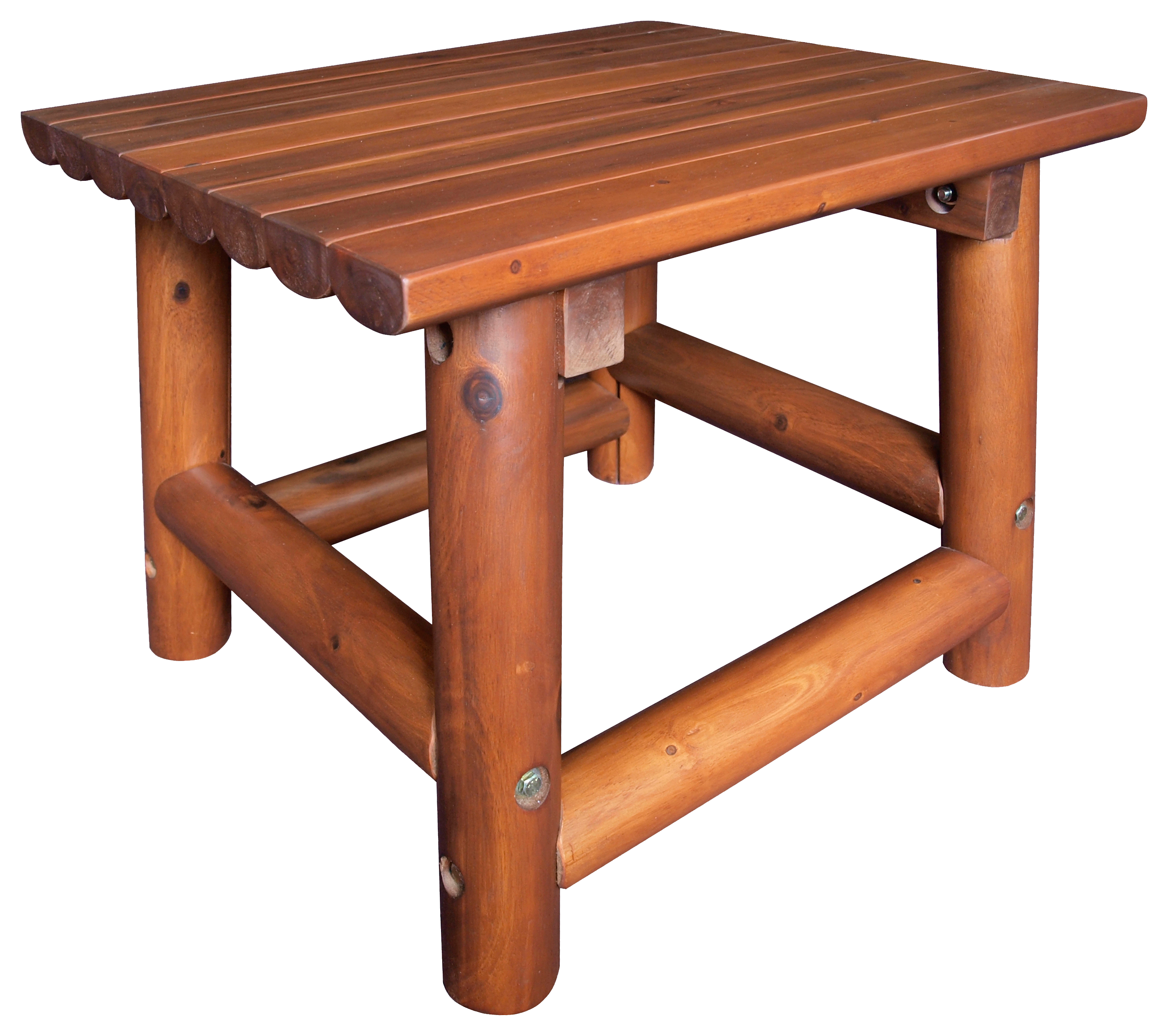 Image of Leigh Country Amber-Log End Table