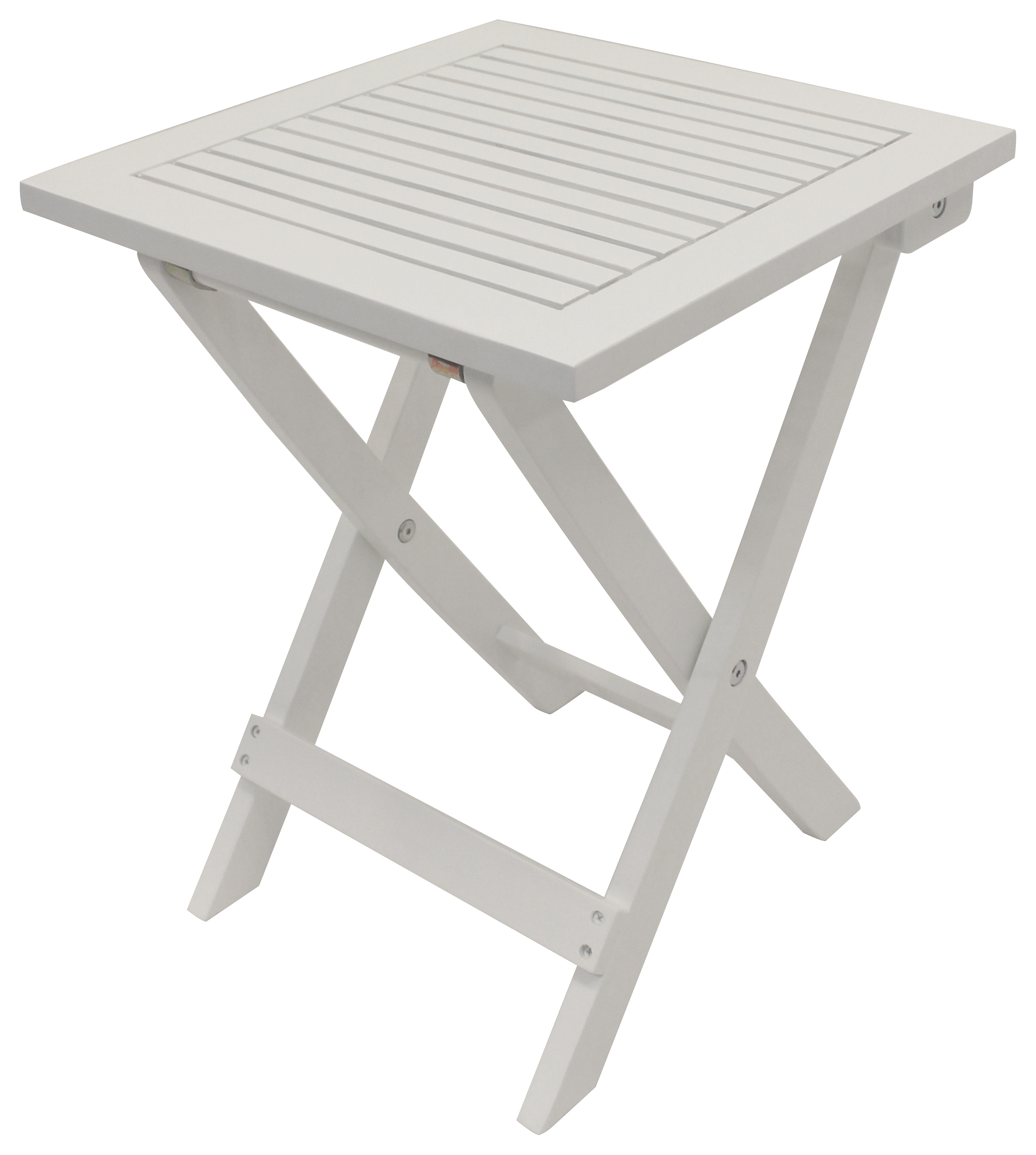 Image of Leigh Country Folding Adirondack Side Table - White