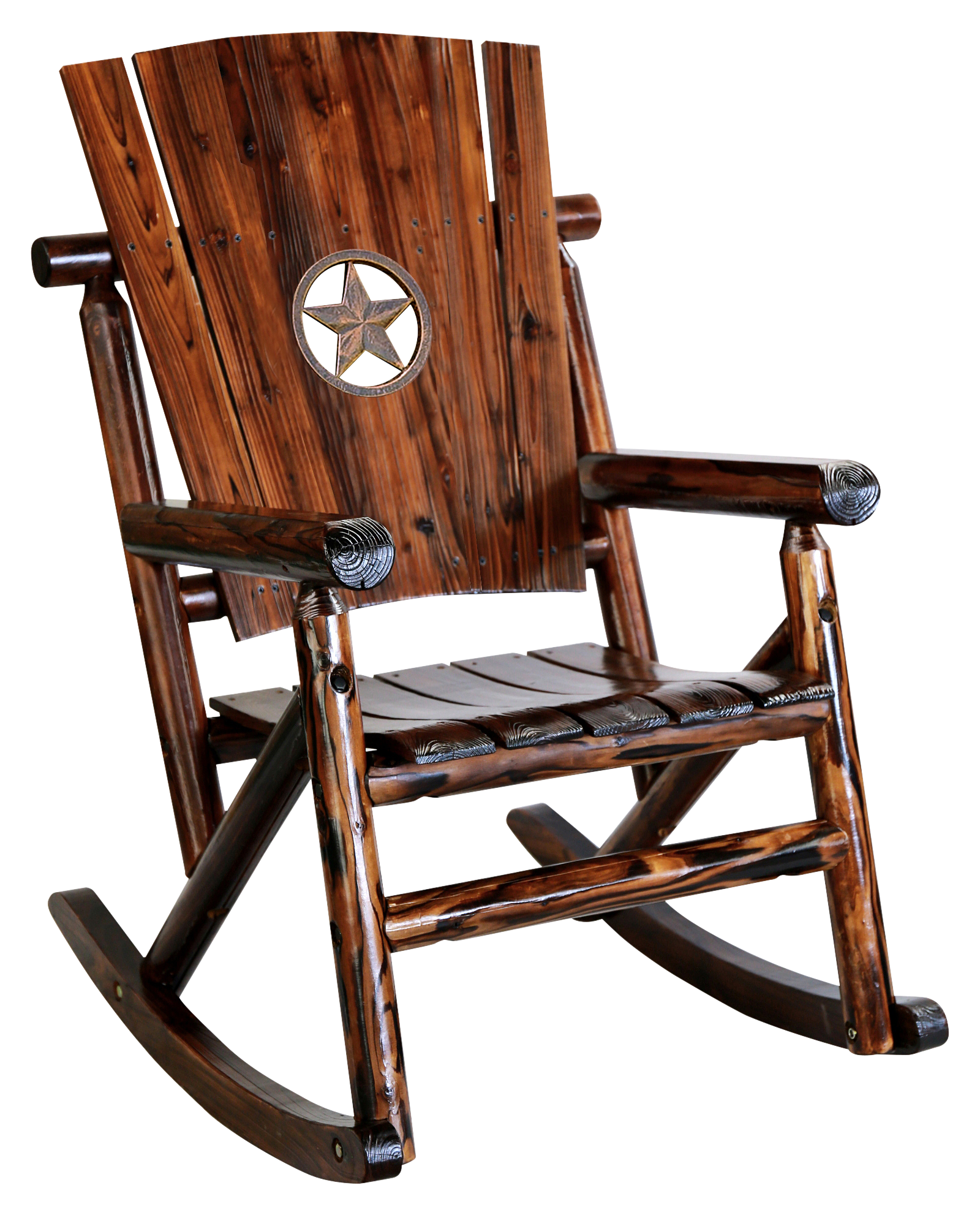 Image of Leigh Country Char Log Star Medallion Rocker