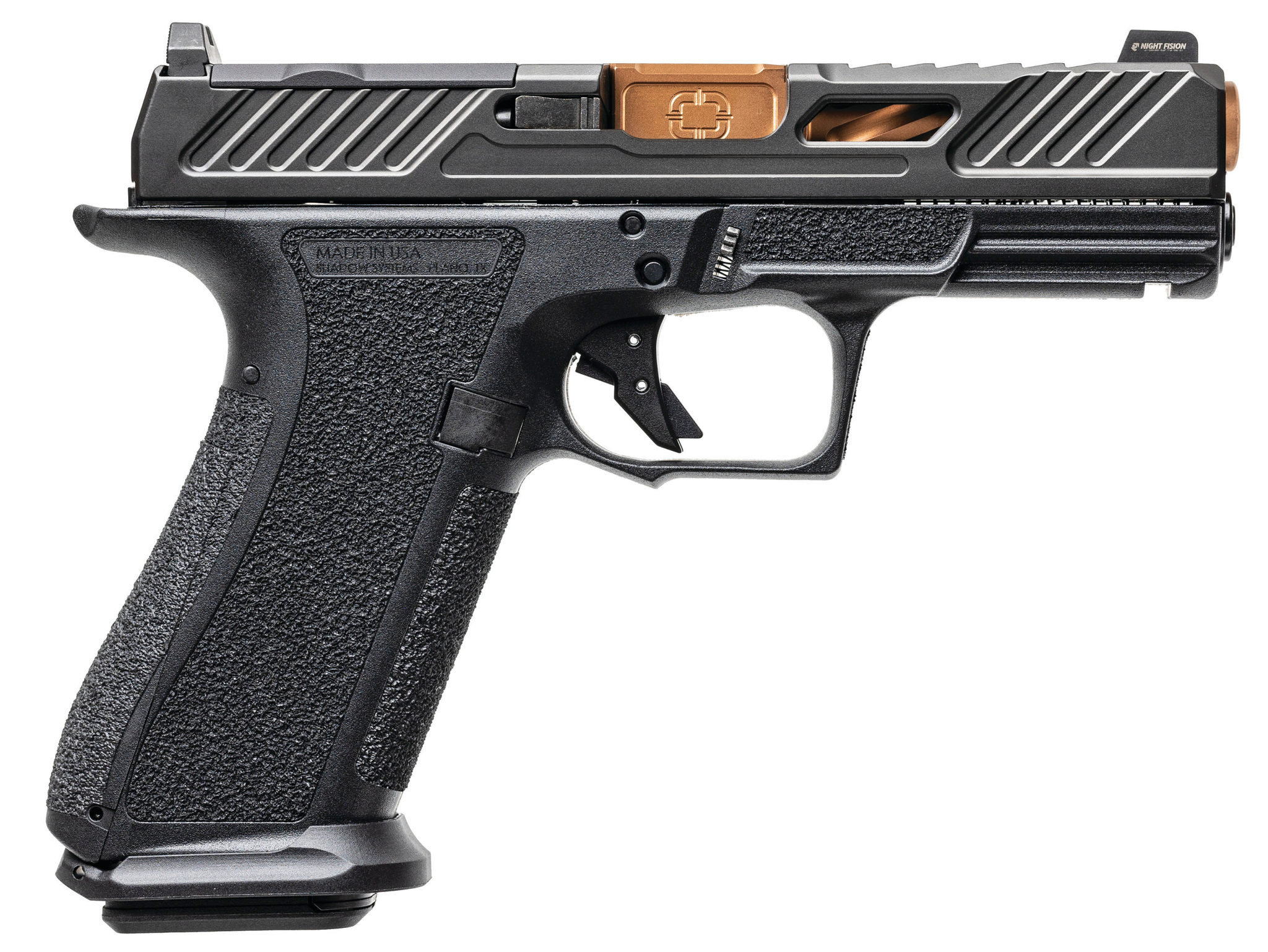 Shadow Systems XR920 Elite Optic Cut SemiAuto Pistol  Bronze