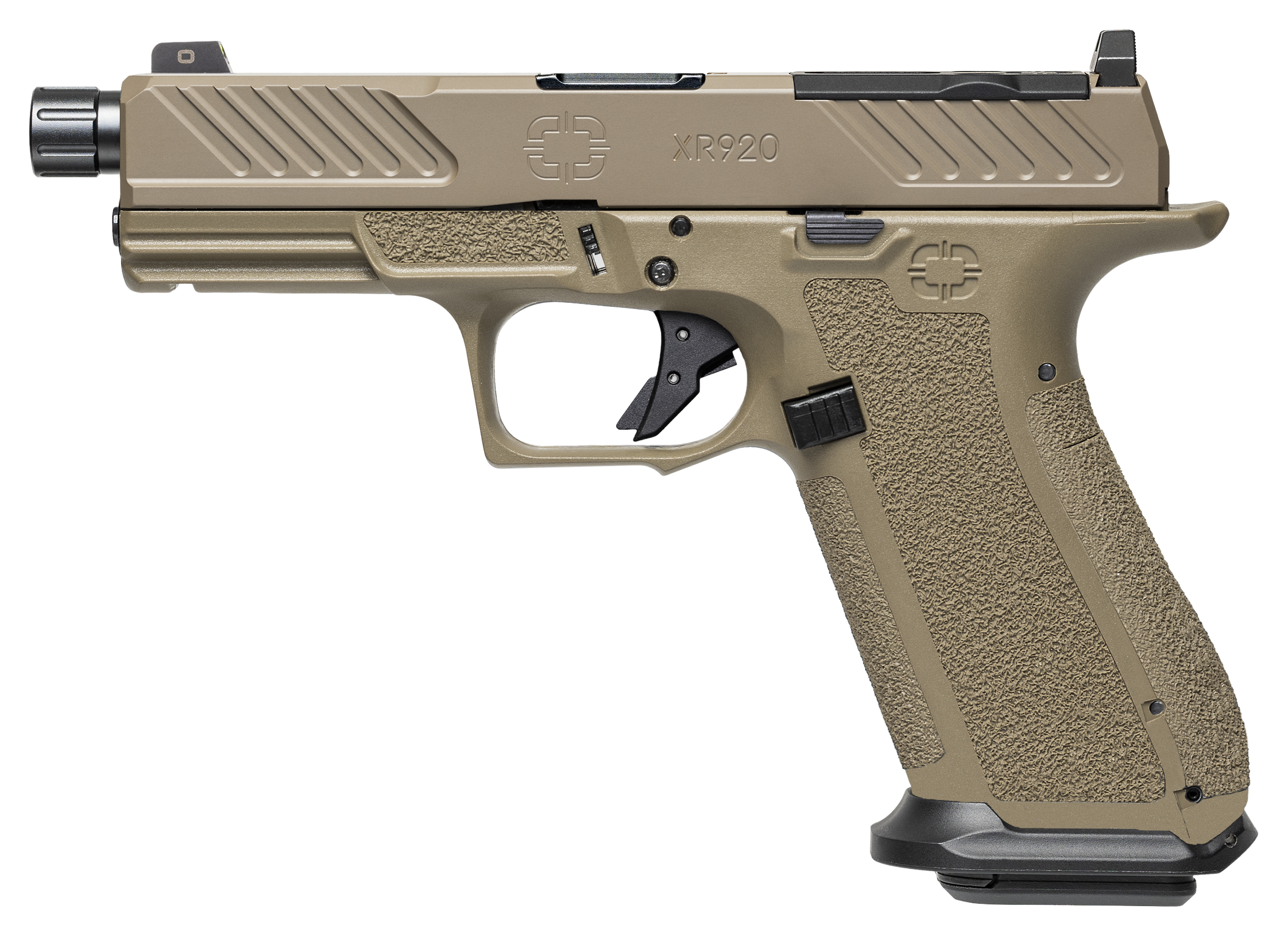 Shadow Systems XR920 Combat Optic Cut SemiAuto Pistol  FDE Cerakote