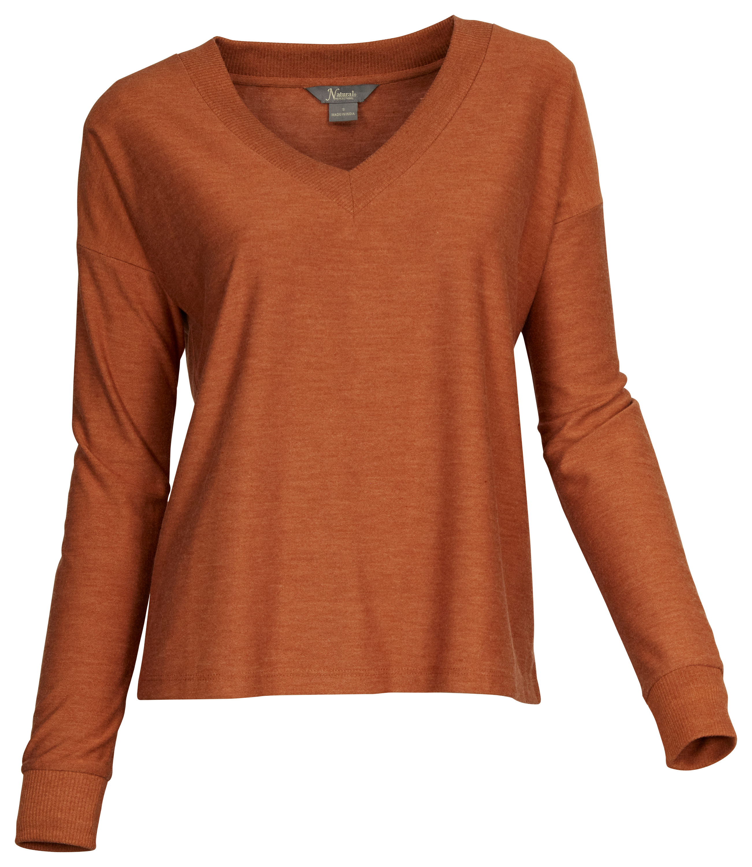 NATURAL REFLECTIONS Aurora Drop Shoulder Long-Sleeve Pullover