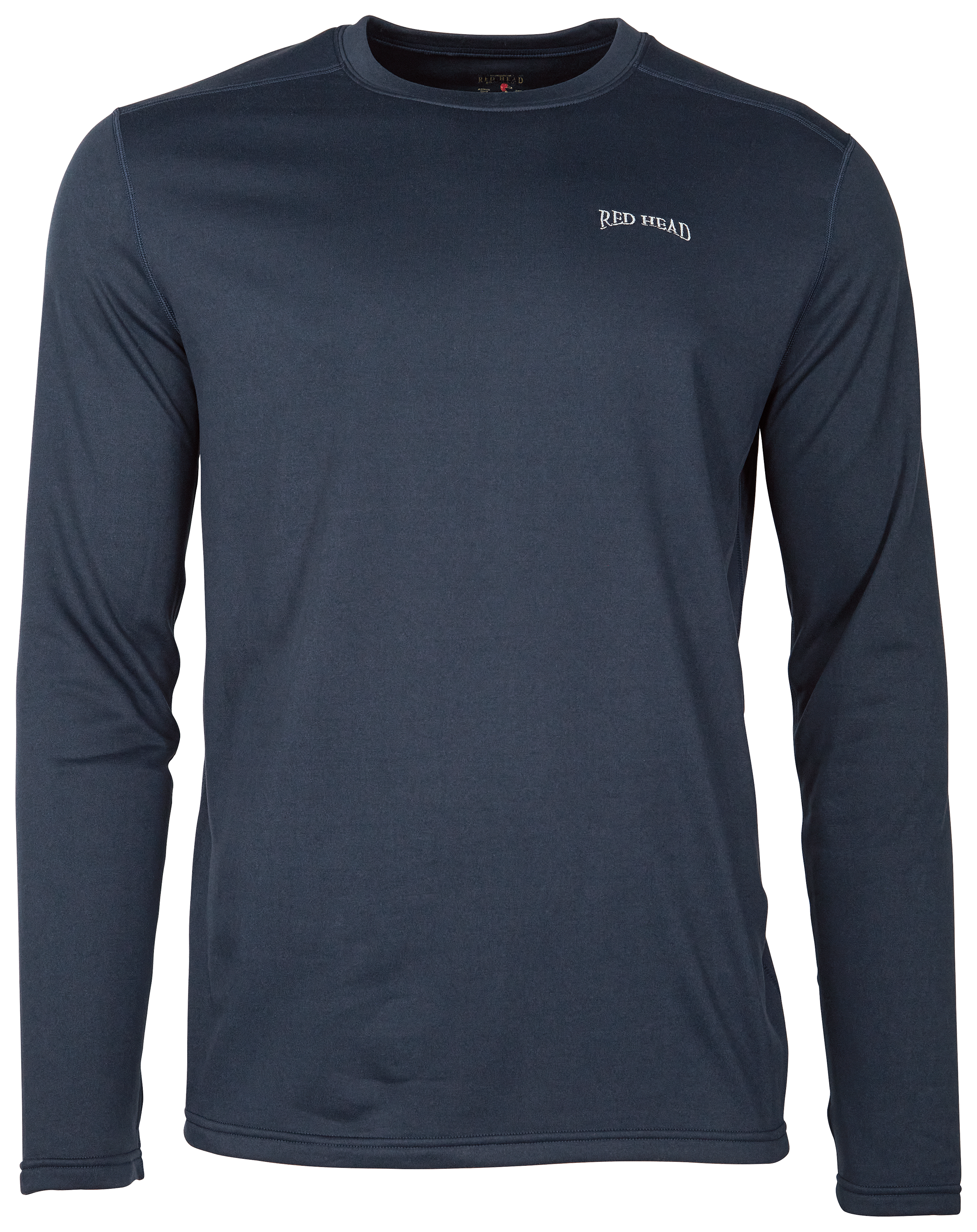RedHead Midweight Long-Sleeve Base Layer Crew for Men - Navy - LT