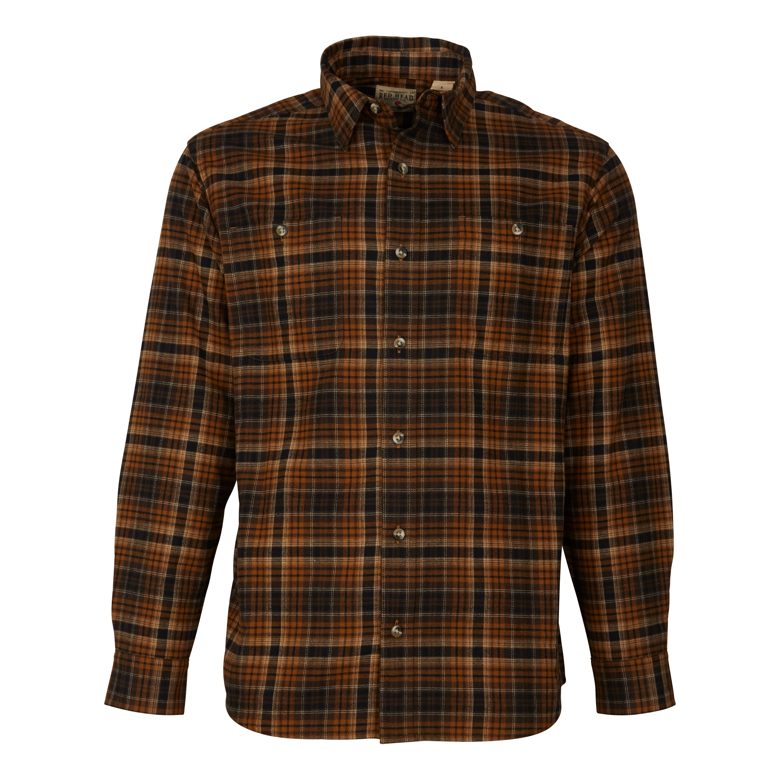REDHEAD Ozark Mountain Flannel Long-Sleeve Button-Down Shirt