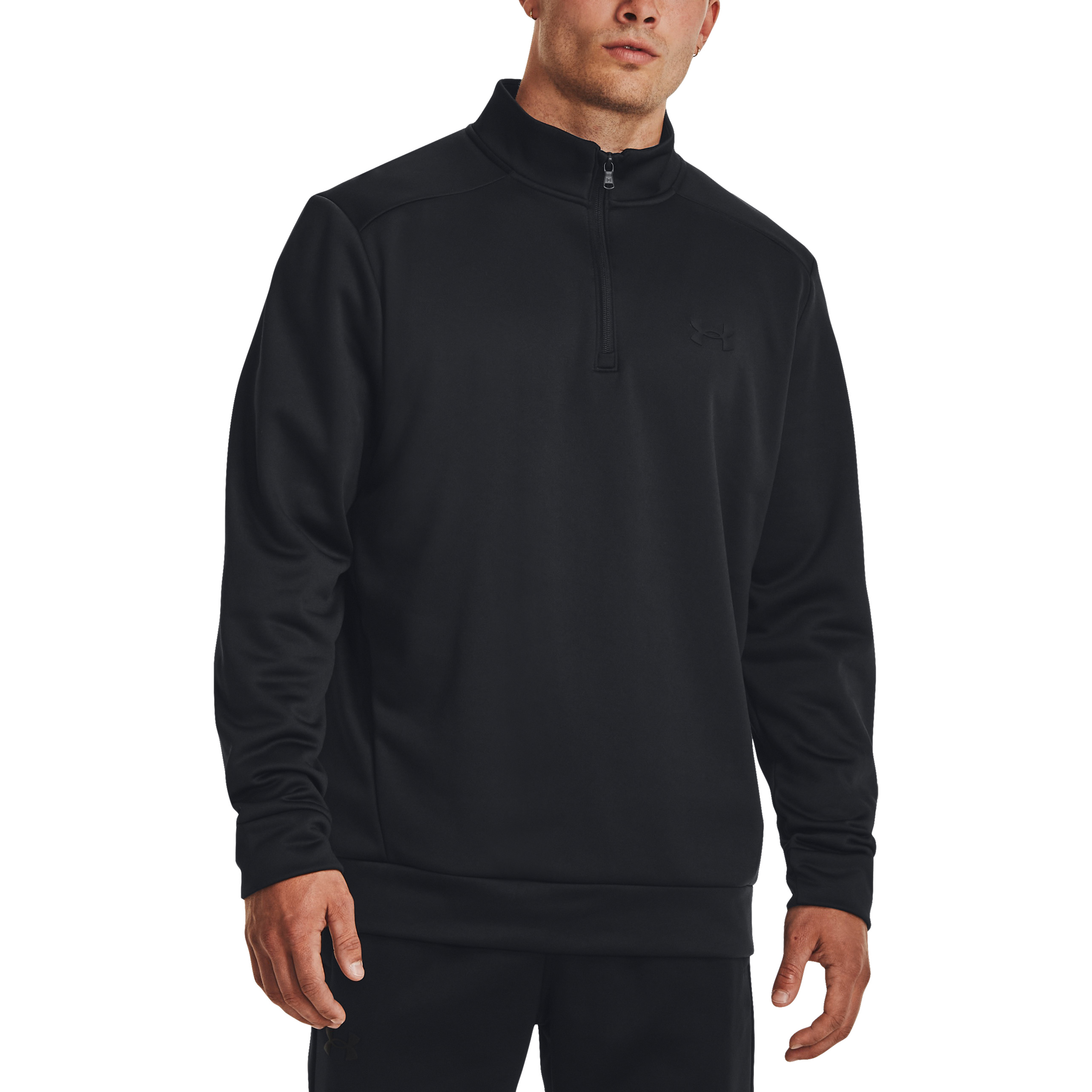 UNDER ARMOUR Fleece Quarter-Zip Long-Sleeve Pullover for Men
