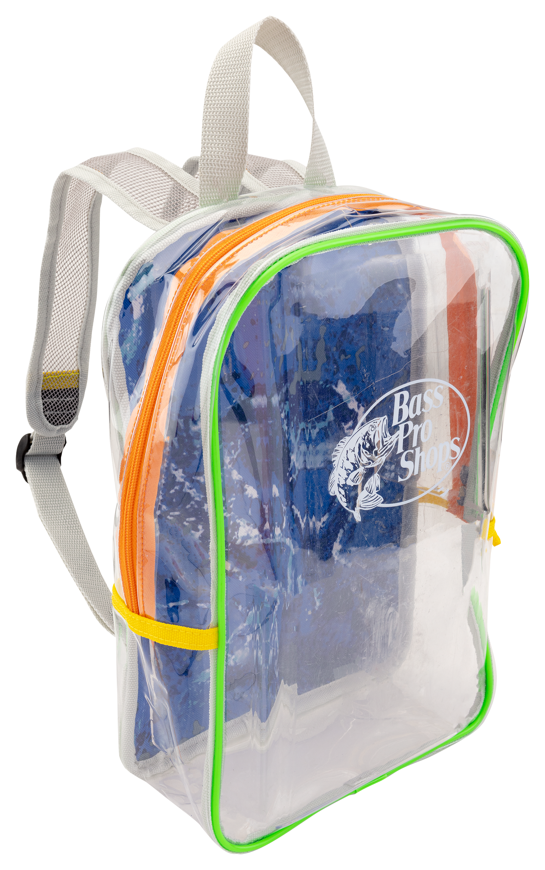 Bass Pro Shops Tackle Backpack 3600 for Kids - Clear