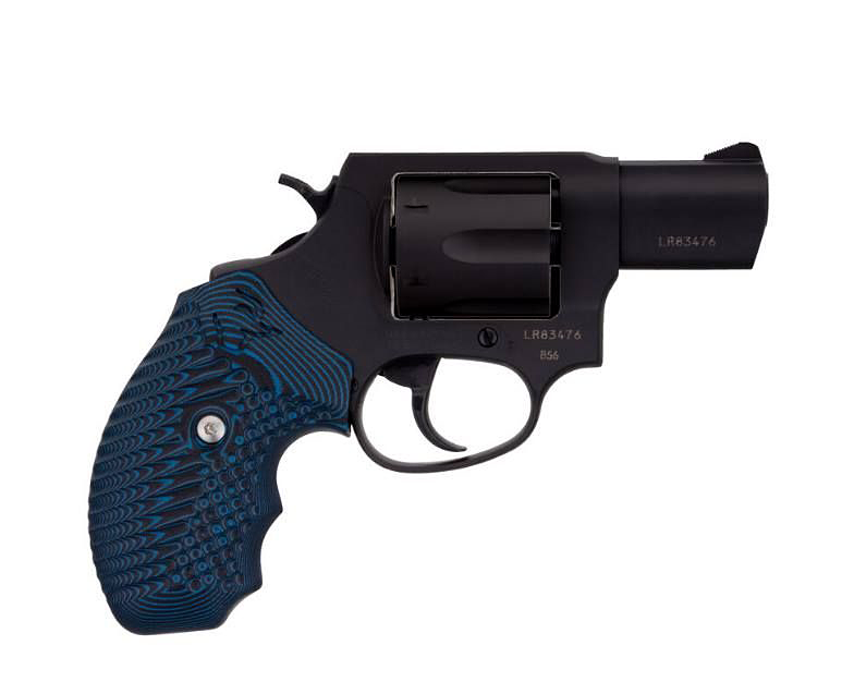 Taurus 856 38 Special Double-Action/Single-Action Revolver with Blue VZ Cyclone Grip
