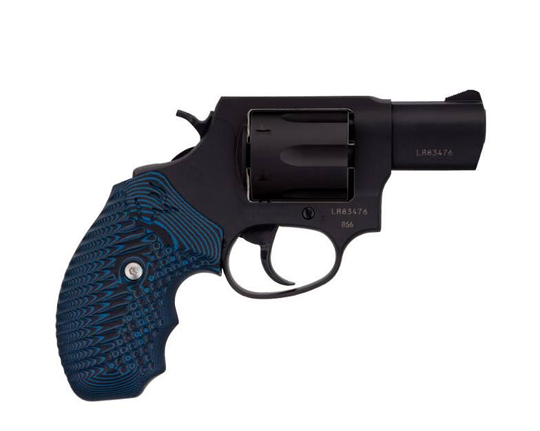 Taurus 856 38 Special DoubleActionSingleAction Revolver with Blue VZ Cyclone Grip