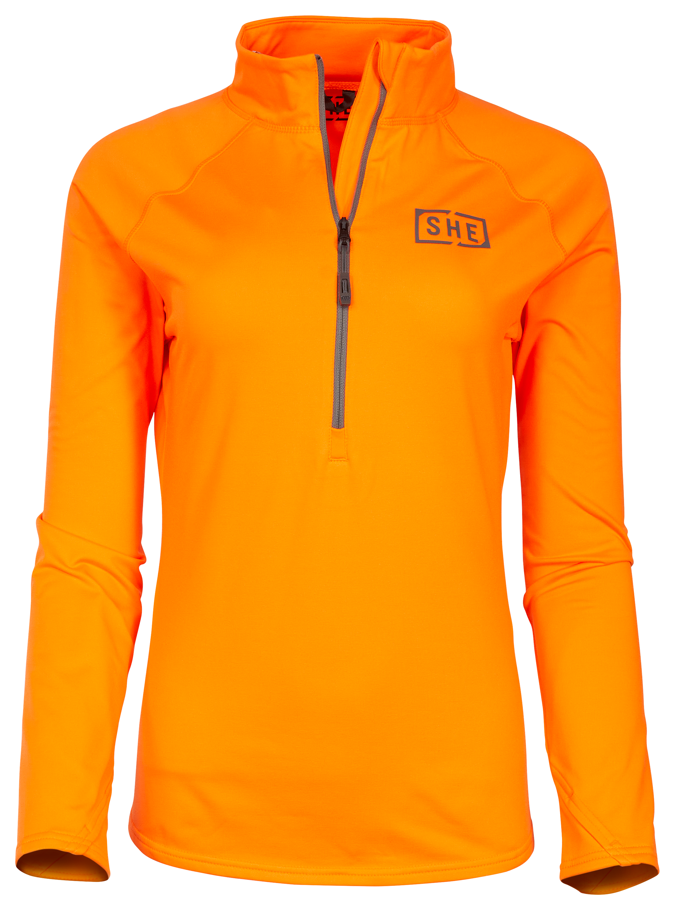 Image of SHE Outdoor Fleece Quarter-Zip Pullover for Ladies - Blaze - XL