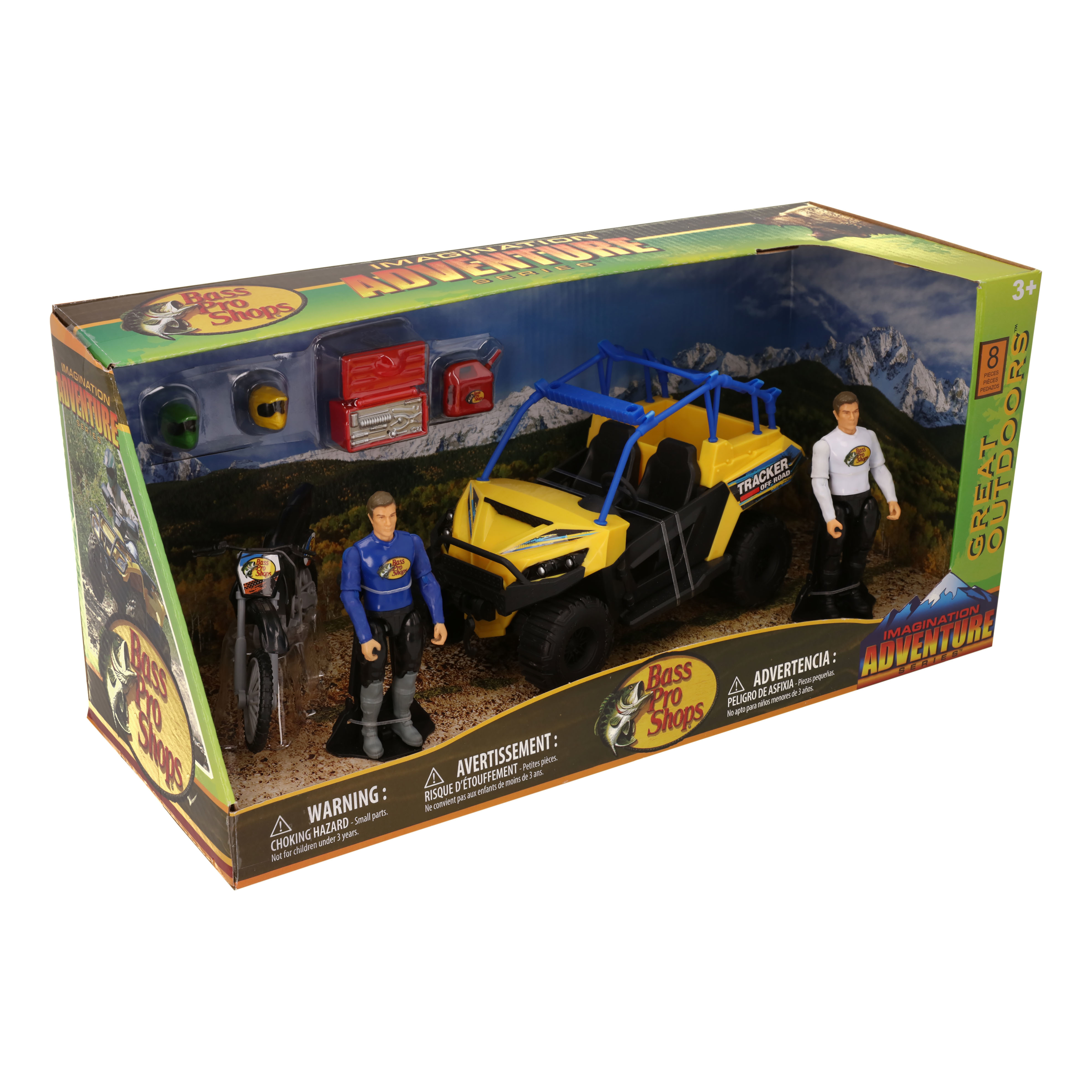 BASS PRO SHOPS Imagination Adventure Side-by-Side Playset for Kids