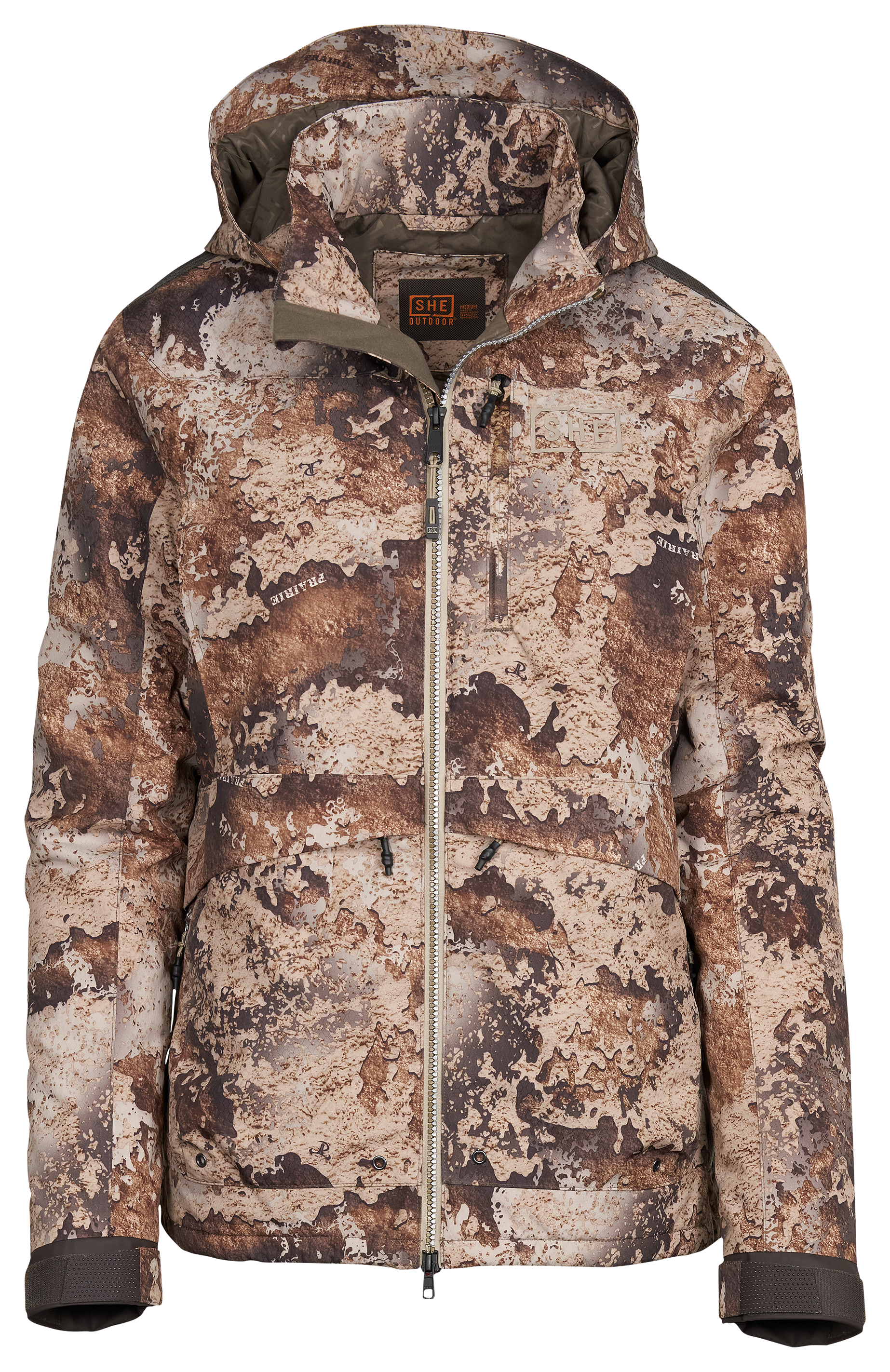 SHE Outdoor Confluence Insulated Waterfowl Jacket for Ladies - TrueTimber Prairie - XS