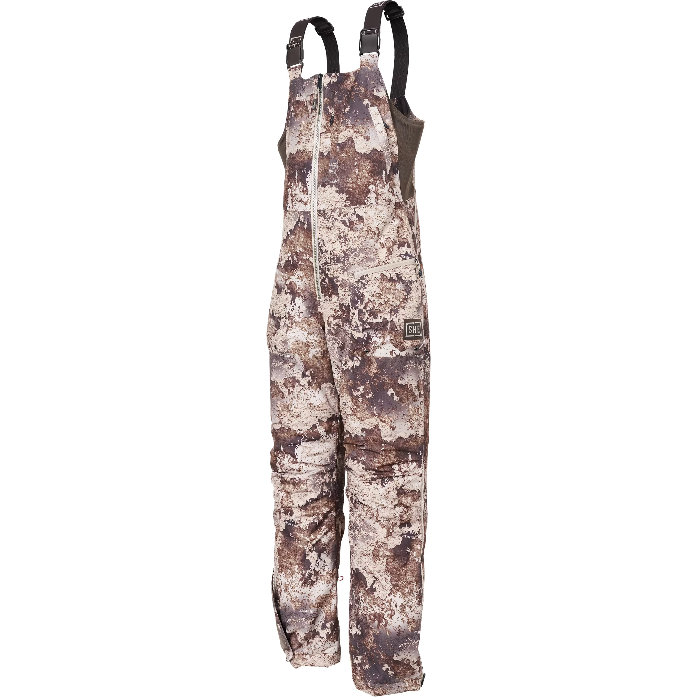 SHE Outdoor Confluence Insulated Waterfowl Bibs for Ladies - TrueTimber Prairie - XL