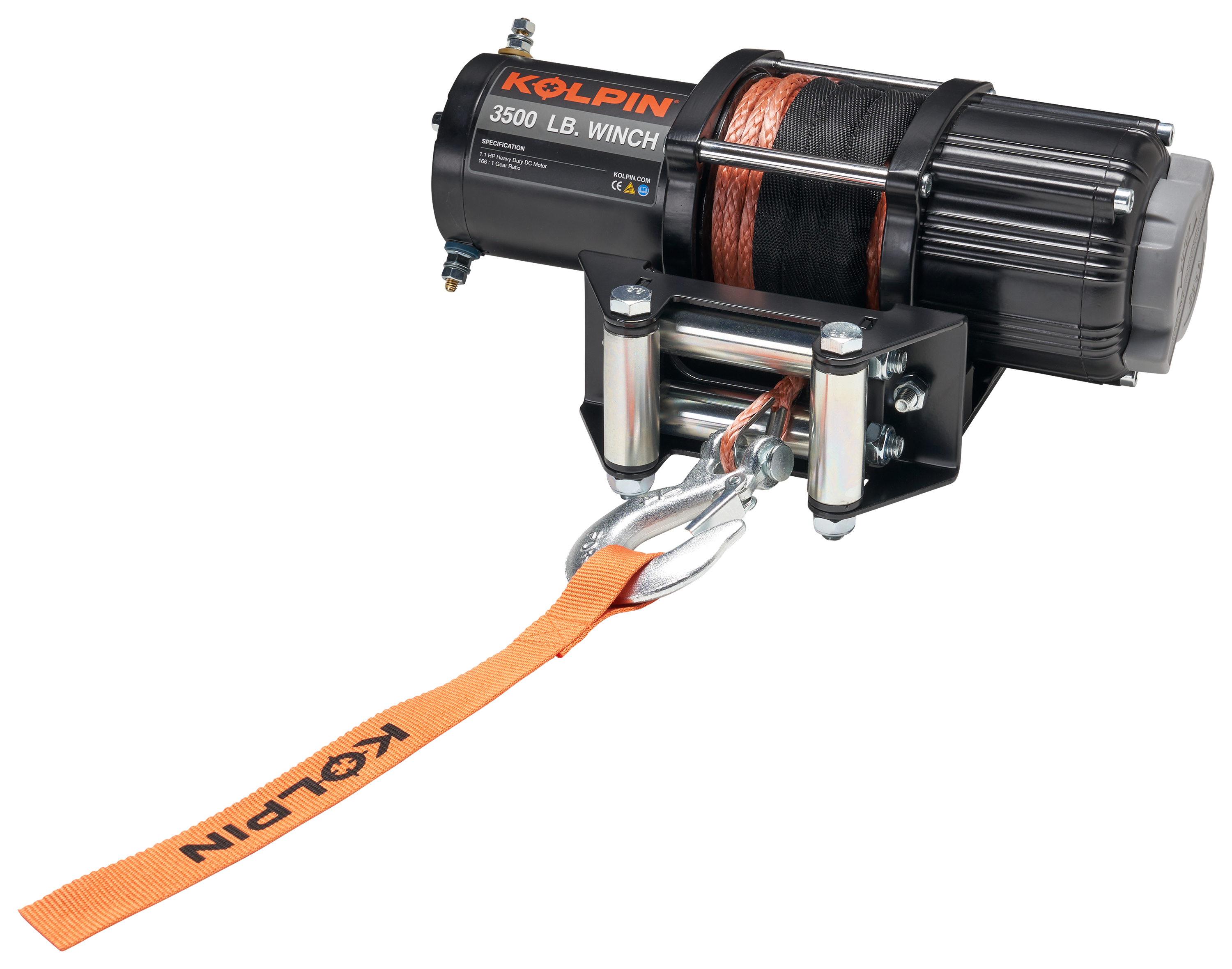 Kolpin 3,500-lb. Winch Kit with Synthetic Rope
