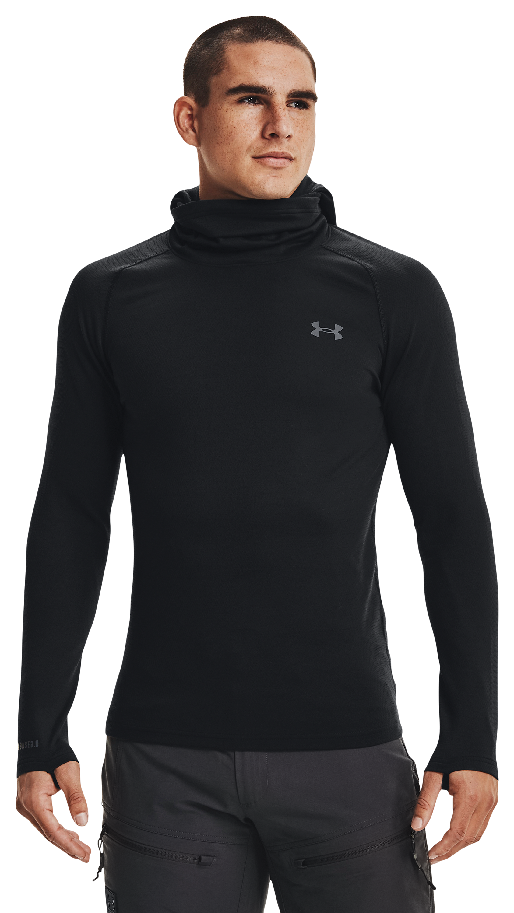 Under Armour Cold Gear Compression Fit Base Layer Long Sleeve shirt, Size  Men's Large